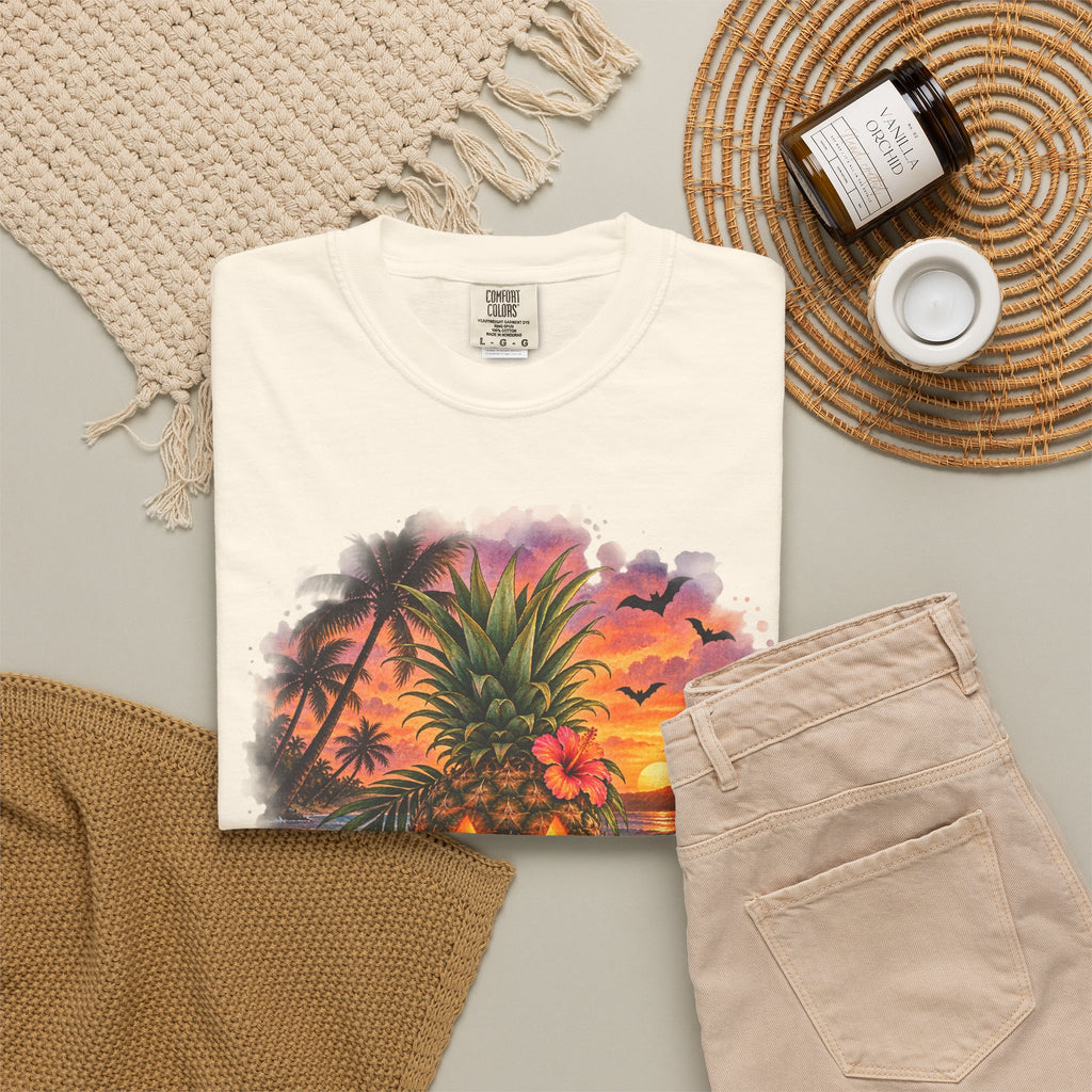 Aloha Halloween Tropical Pineapple T-Shirt