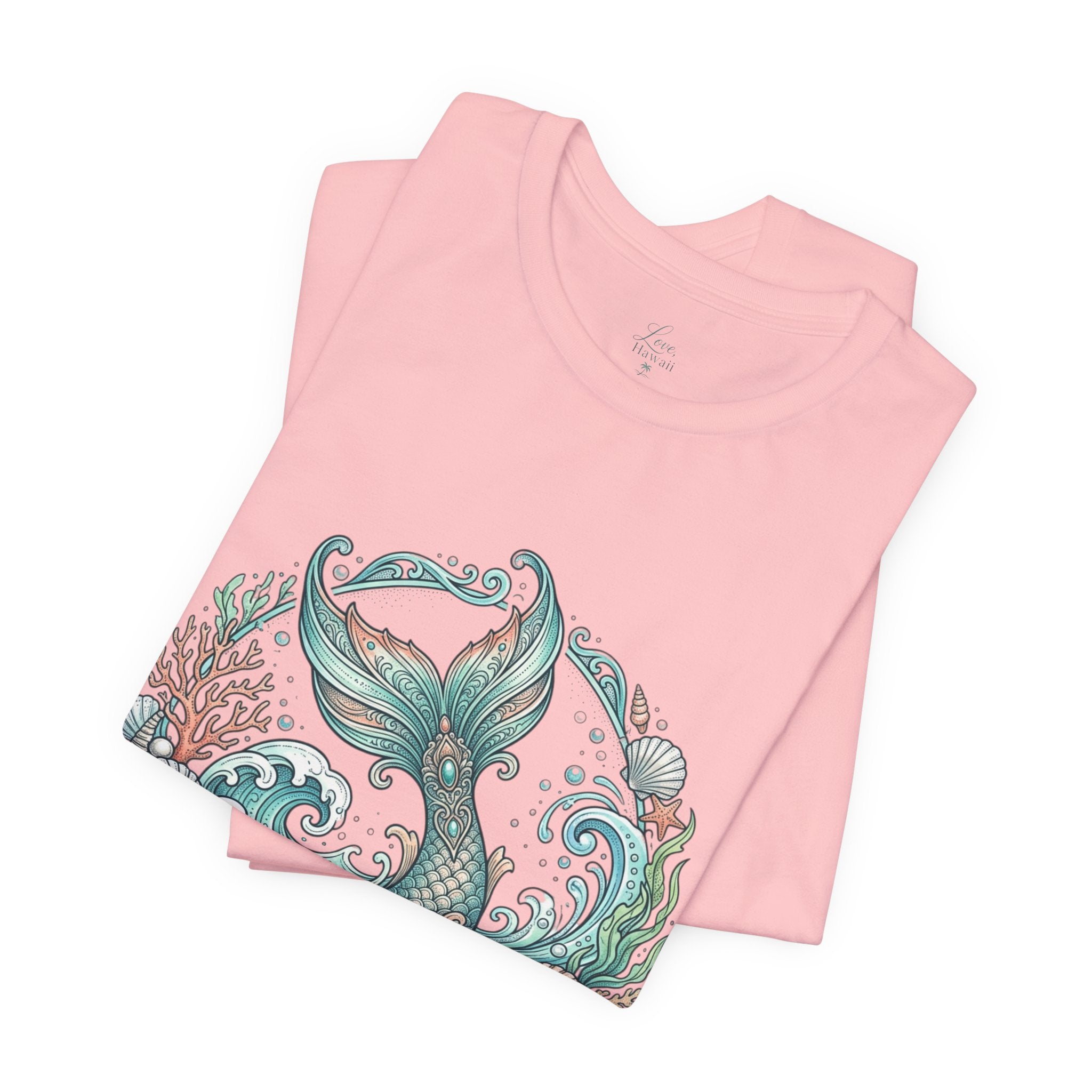 Soul of a Mermaid Mouth of a Sailor Tee | Mermaid Tail Nautical Tee