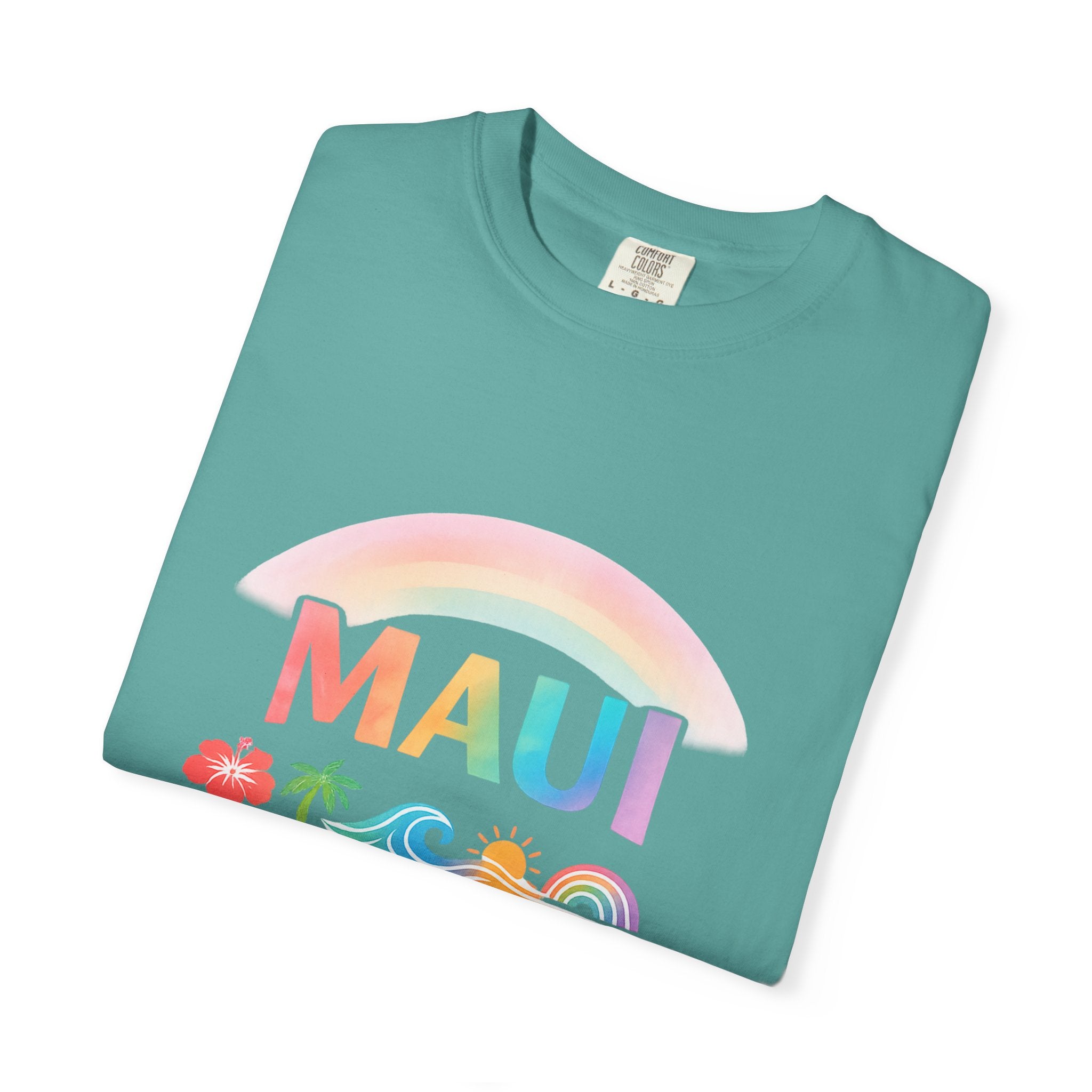 Maui Tropical Rainbow Tee – Love, Hawaii Collection