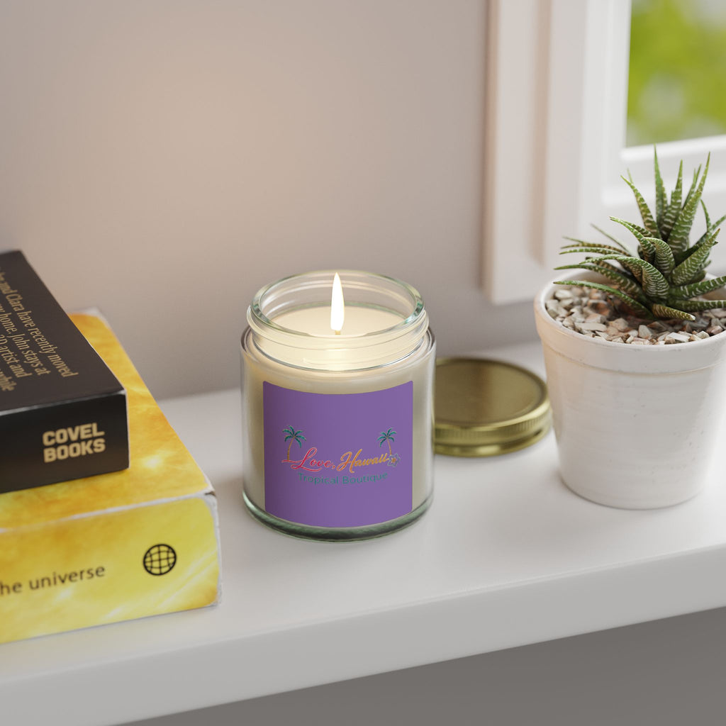 Coconut Apricot Scented Candle — Tropical Boutique Soy Jar (4oz or 9oz)