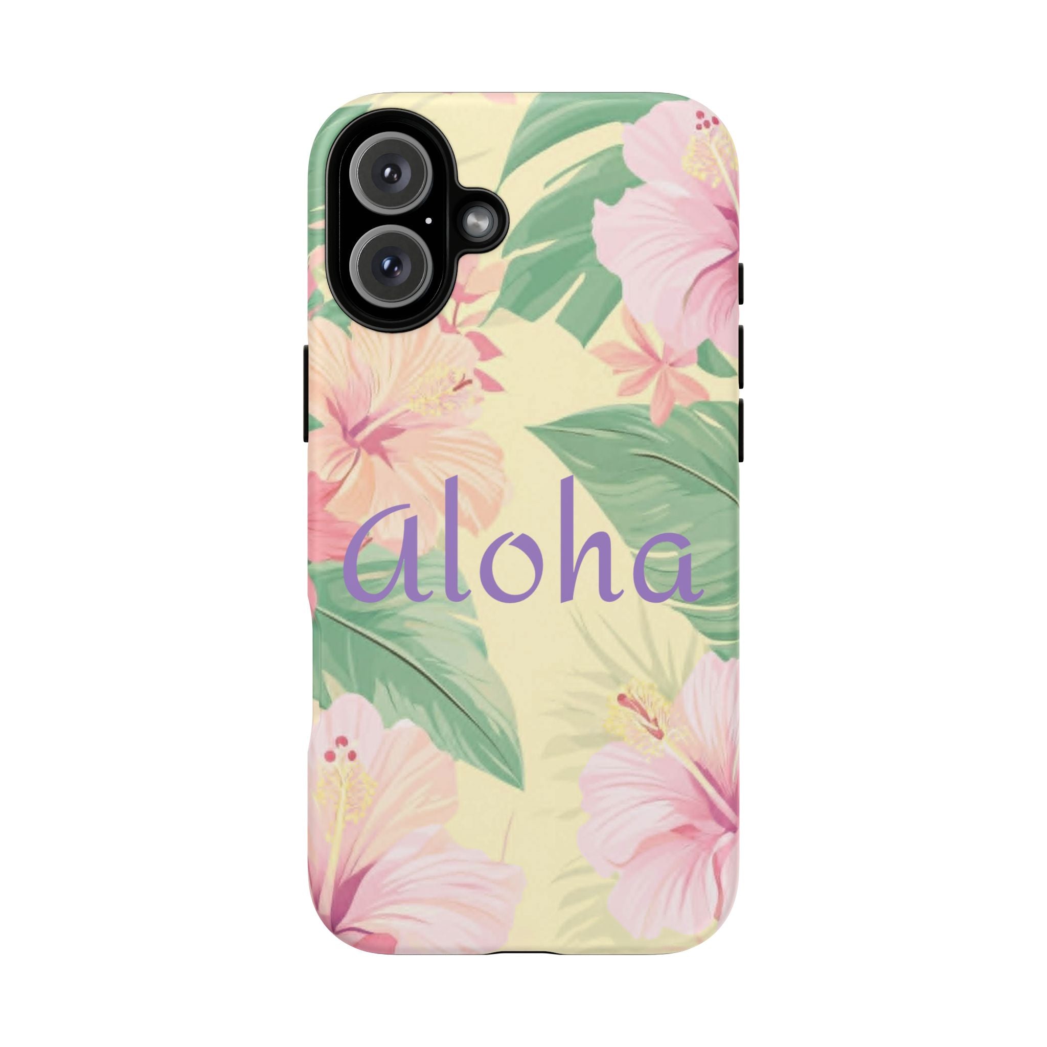 Aloha Floral Tough Phone Case — Tropical Hibiscus Protective Cover