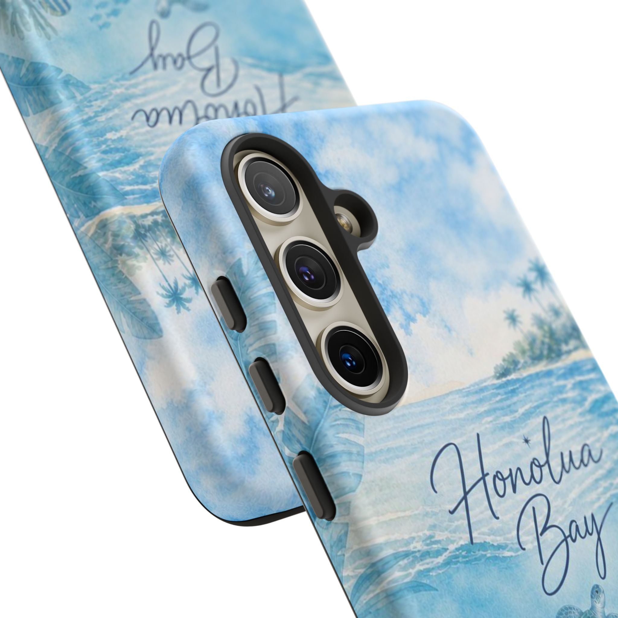 Honolua Bay Hawaii Tough Case | Sea Turtle Ocean Art | Tropical Watercolor Phone Cover
