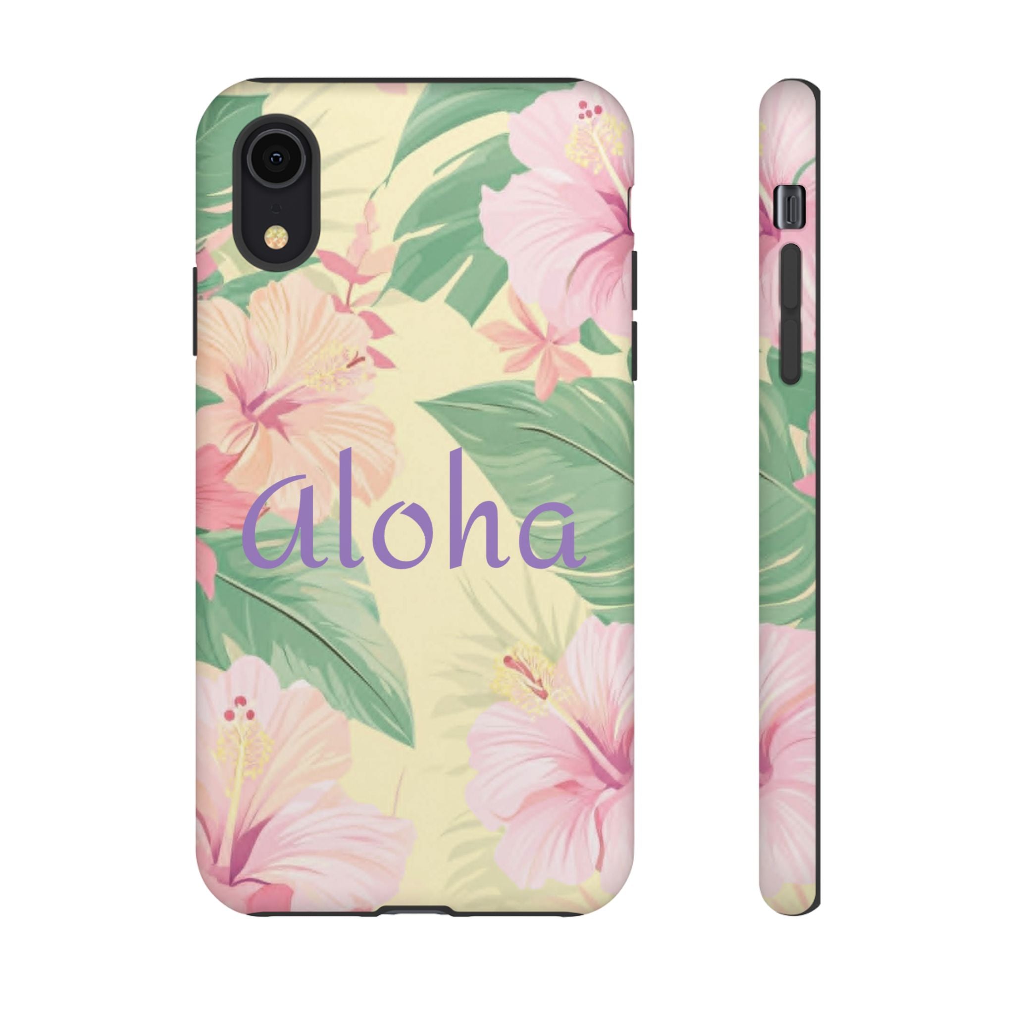 Aloha Floral Tough Phone Case — Tropical Hibiscus Protective Cover