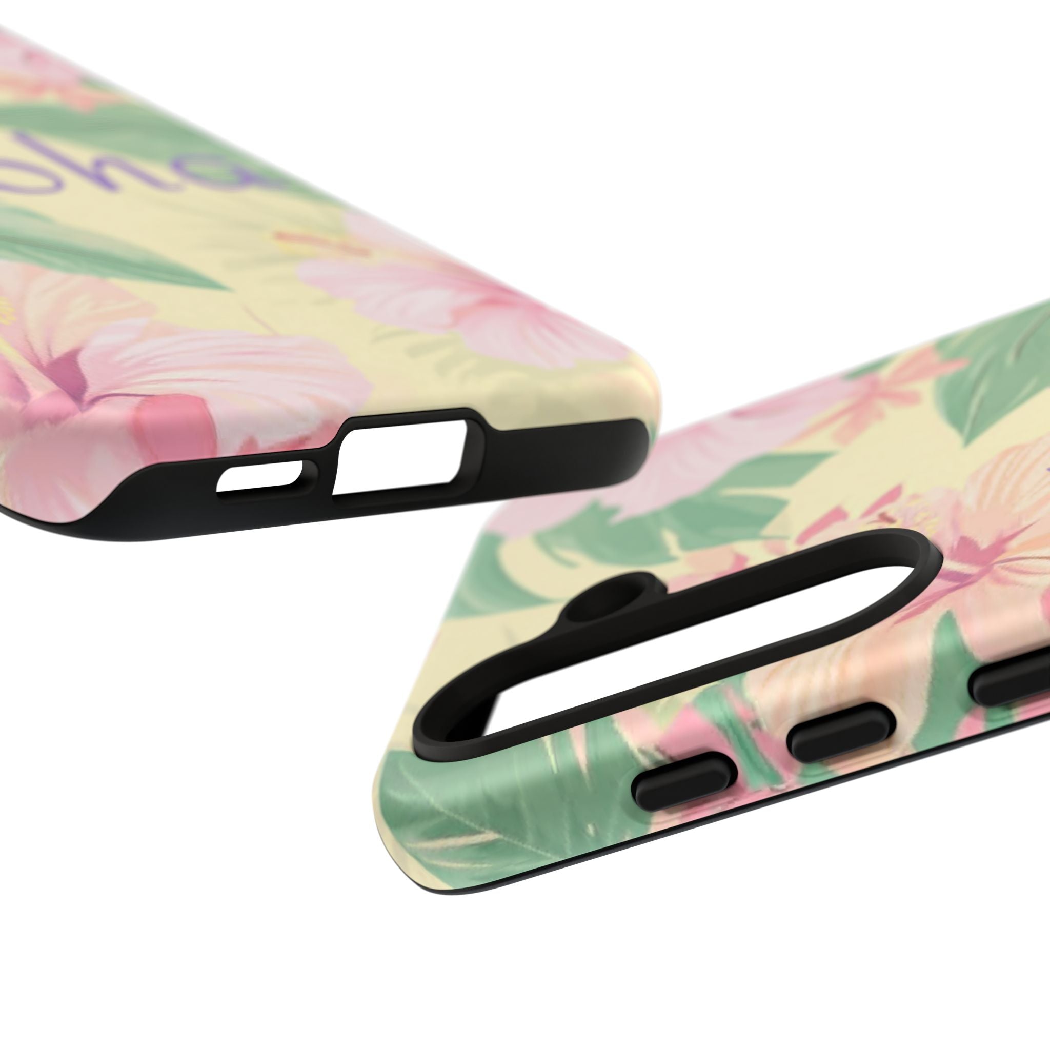 Aloha Floral Tough Phone Case — Tropical Hibiscus Protective Cover