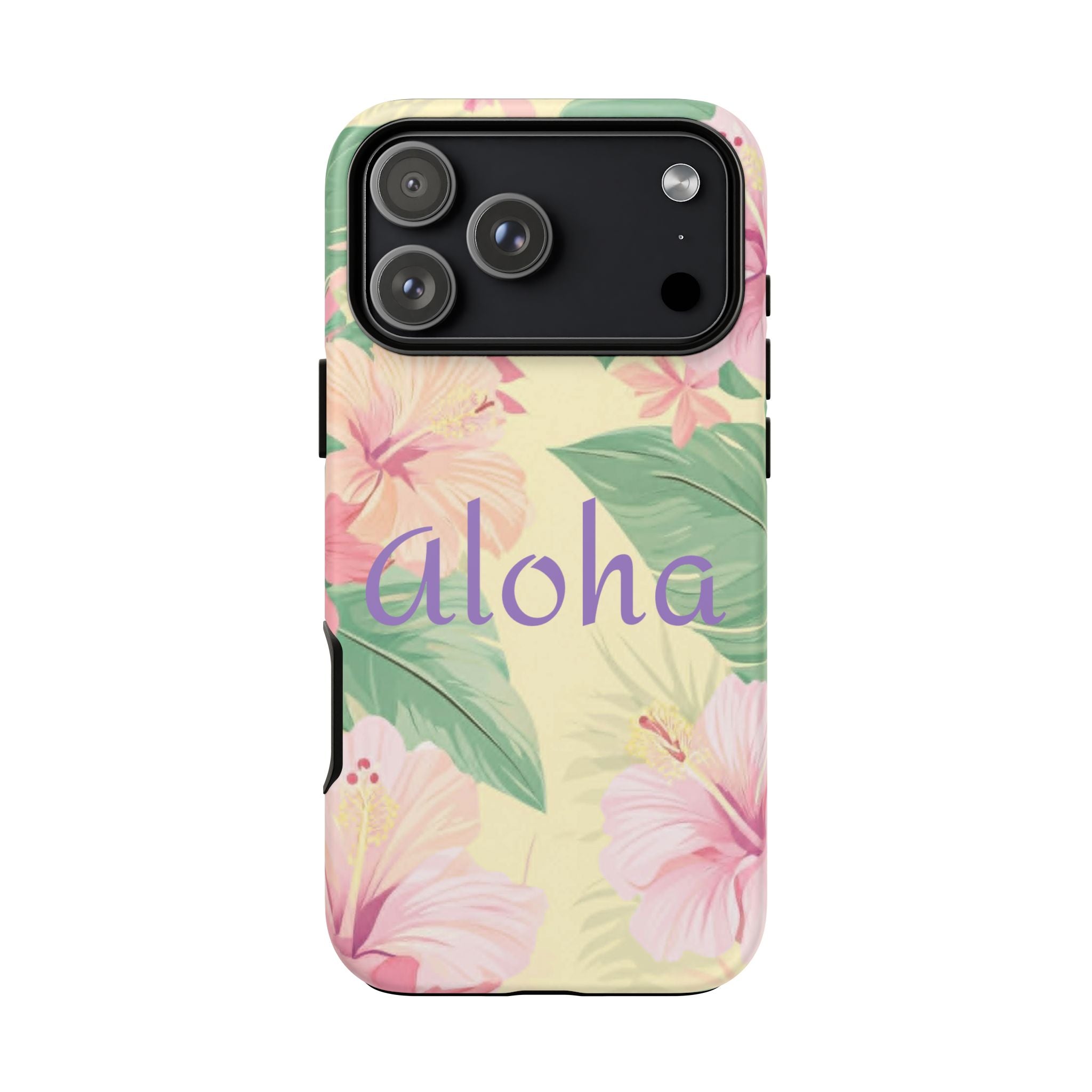 Aloha Floral Tough Phone Case — Tropical Hibiscus Protective Cover