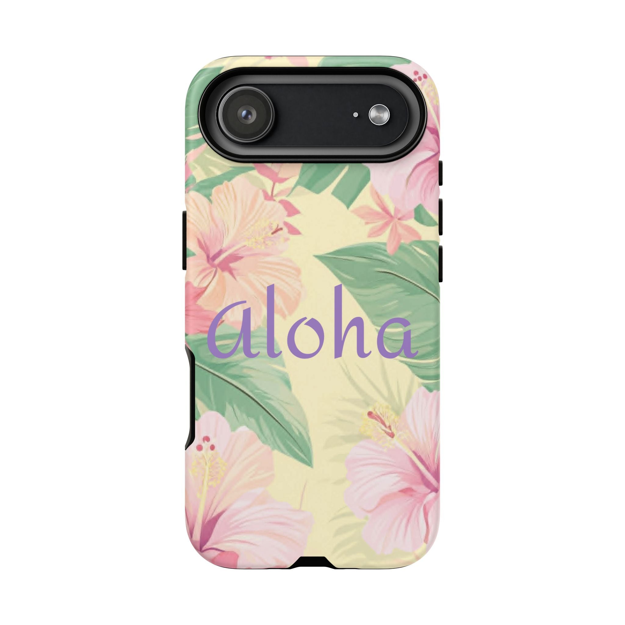 Aloha Floral Tough Phone Case — Tropical Hibiscus Protective Cover