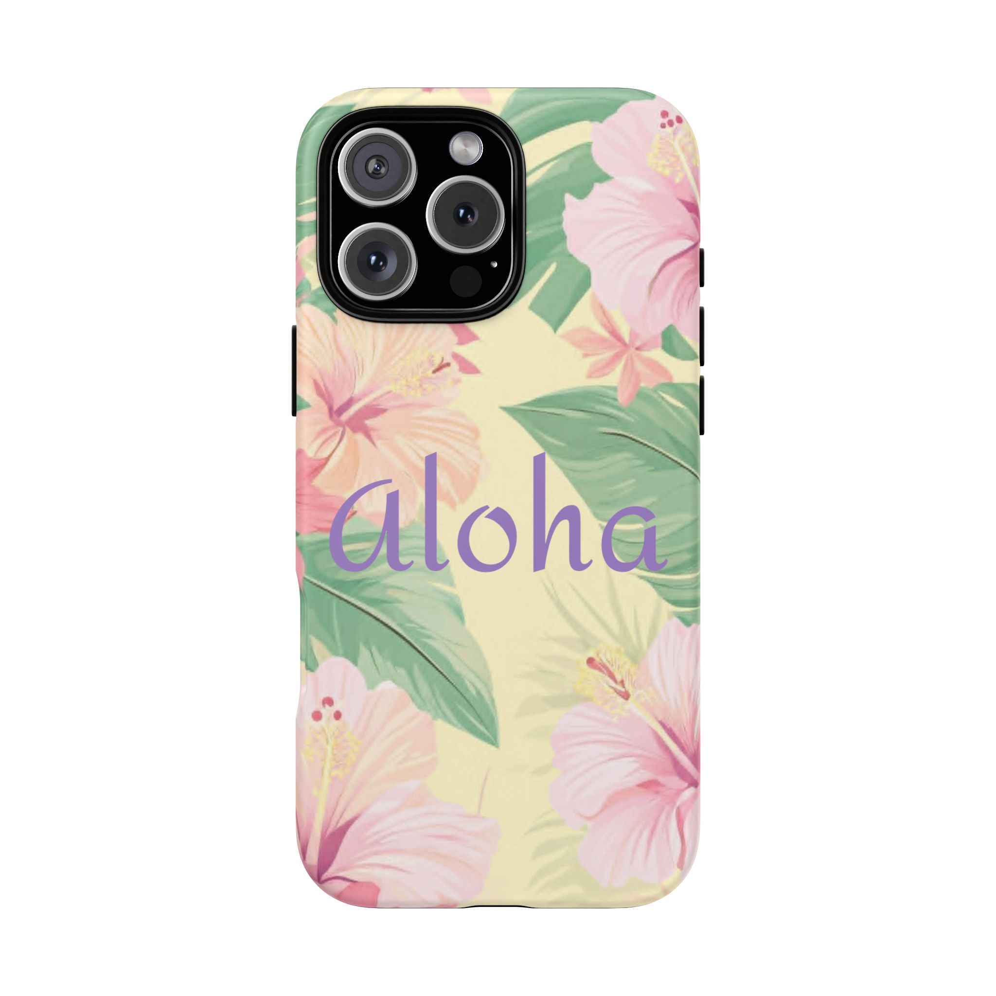 Aloha Floral Tough Phone Case — Tropical Hibiscus Protective Cover