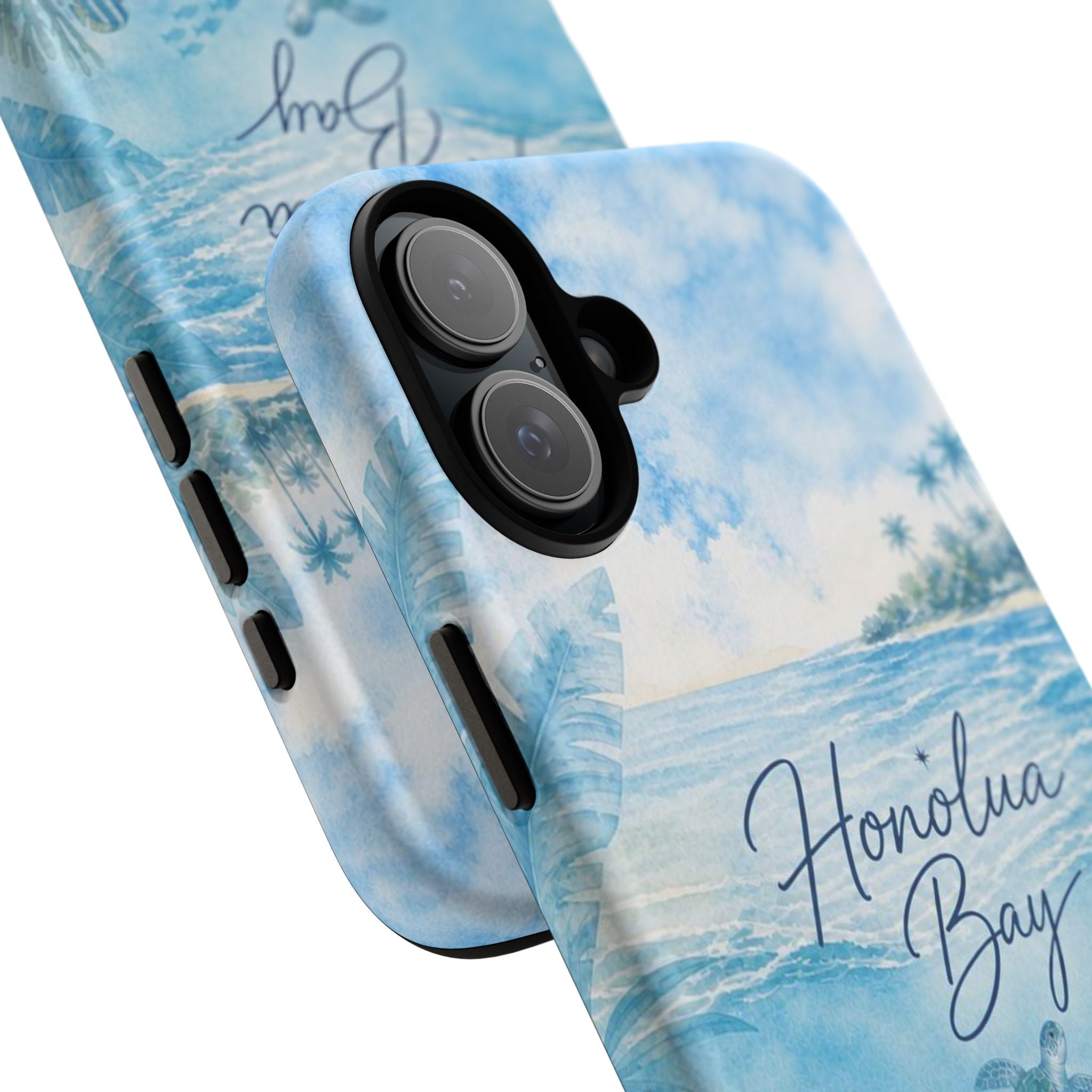 Honolua Bay Hawaii Tough Case | Sea Turtle Ocean Art | Tropical Watercolor Phone Cover