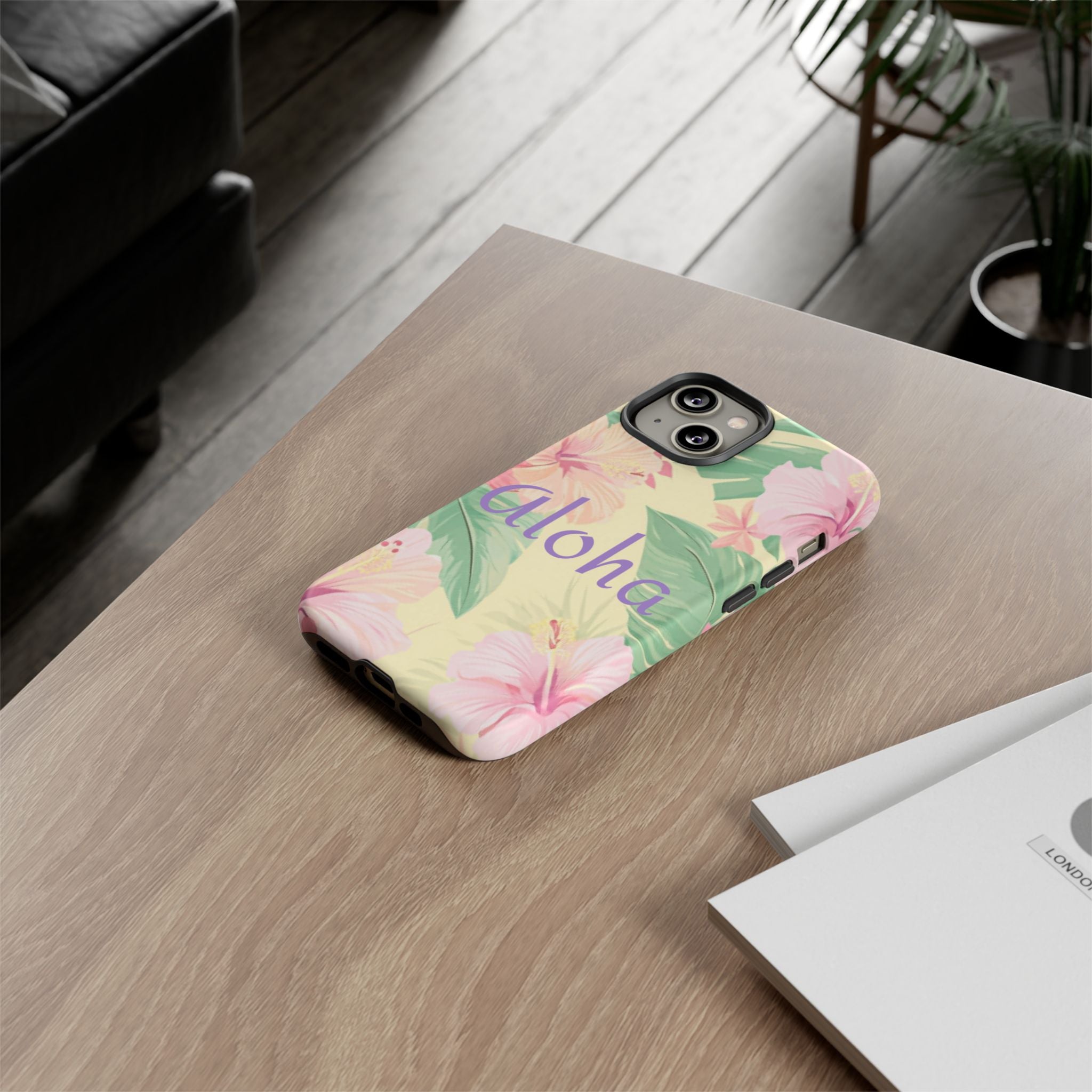 Aloha Floral Tough Phone Case — Tropical Hibiscus Protective Cover