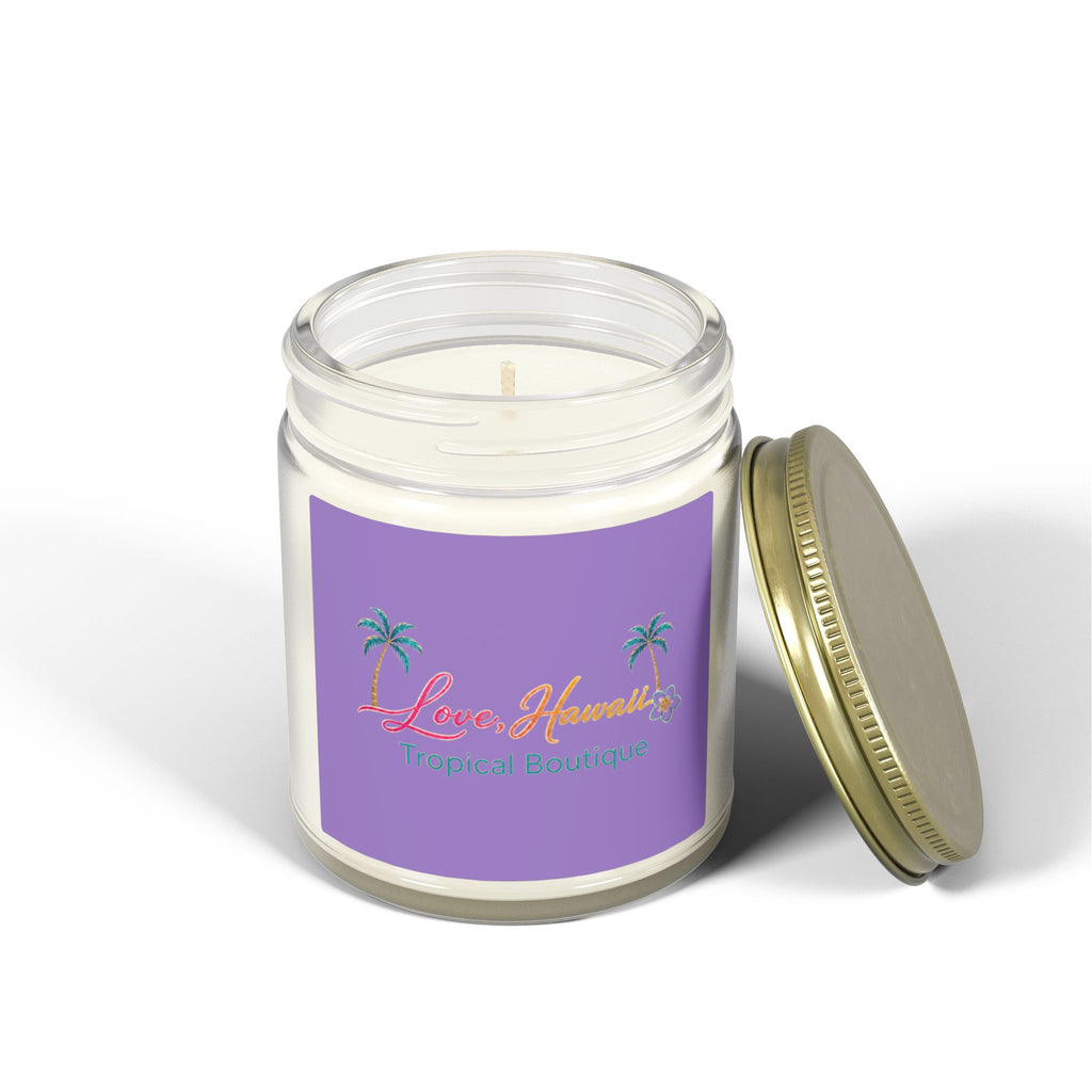 Coconut Apricot Scented Candle — Tropical Boutique Soy Jar (4oz or 9oz)