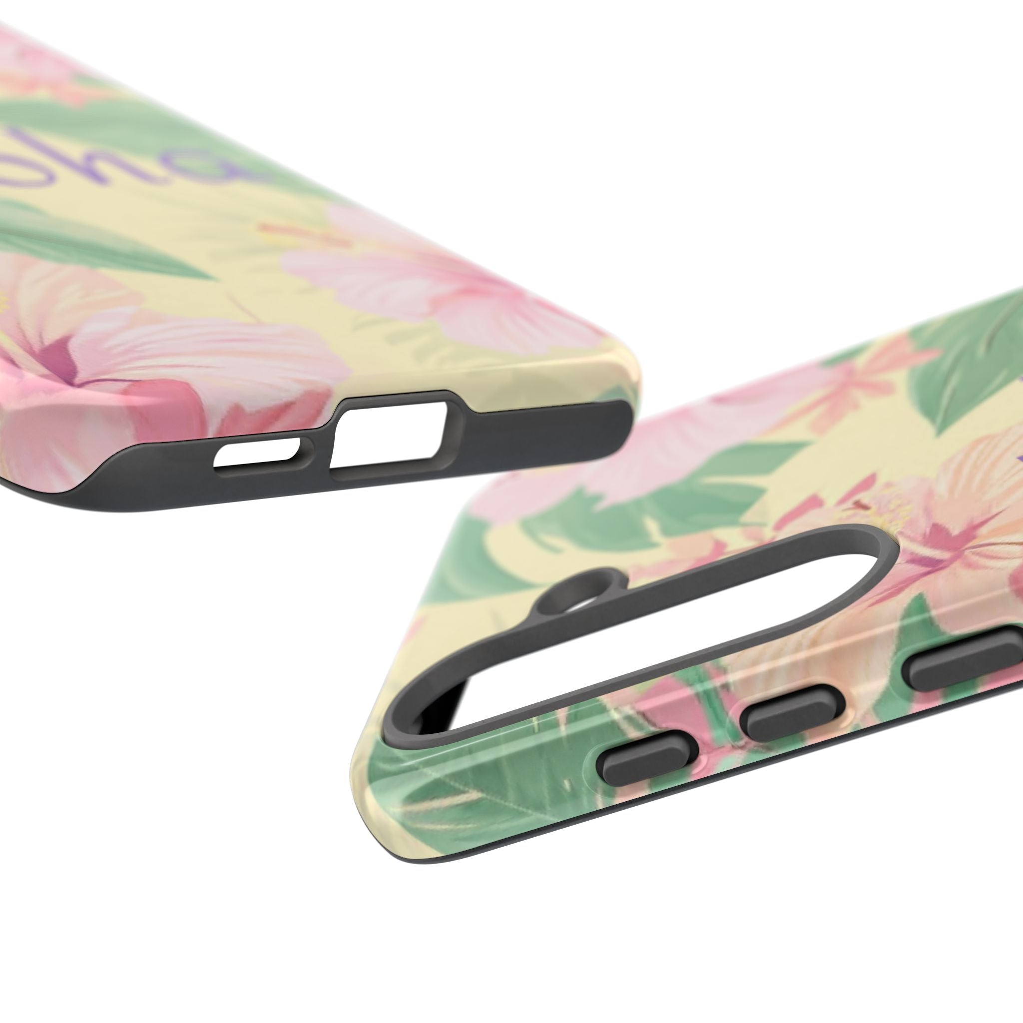Aloha Floral Tough Phone Case — Tropical Hibiscus Protective Cover