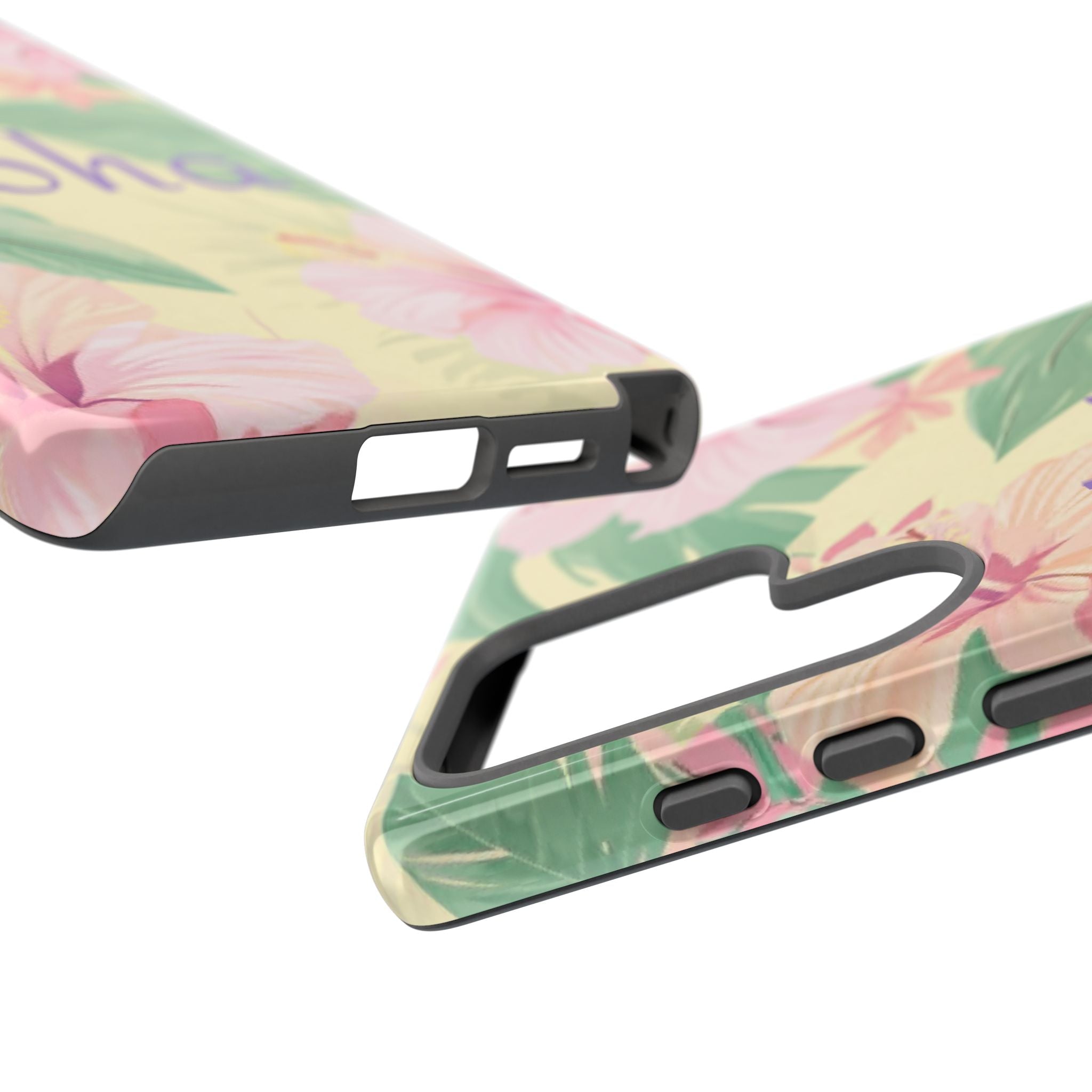 Aloha Floral Tough Phone Case — Tropical Hibiscus Protective Cover