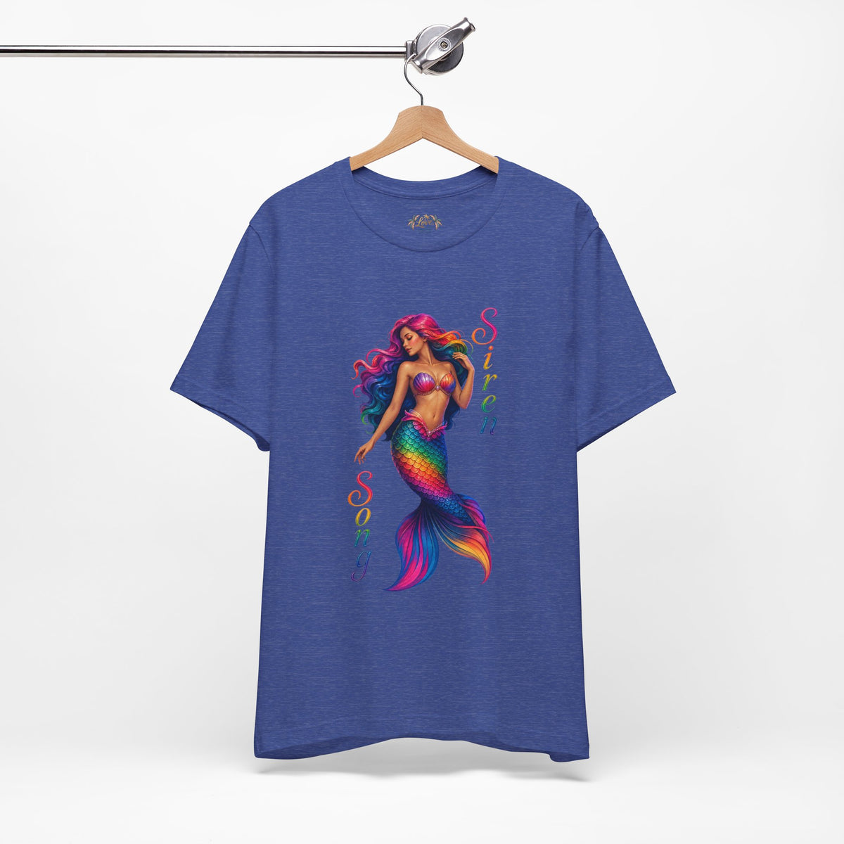 Rainbow Mermaid Siren Song Tee | Colorful Mermaid Illustration T-Shirt