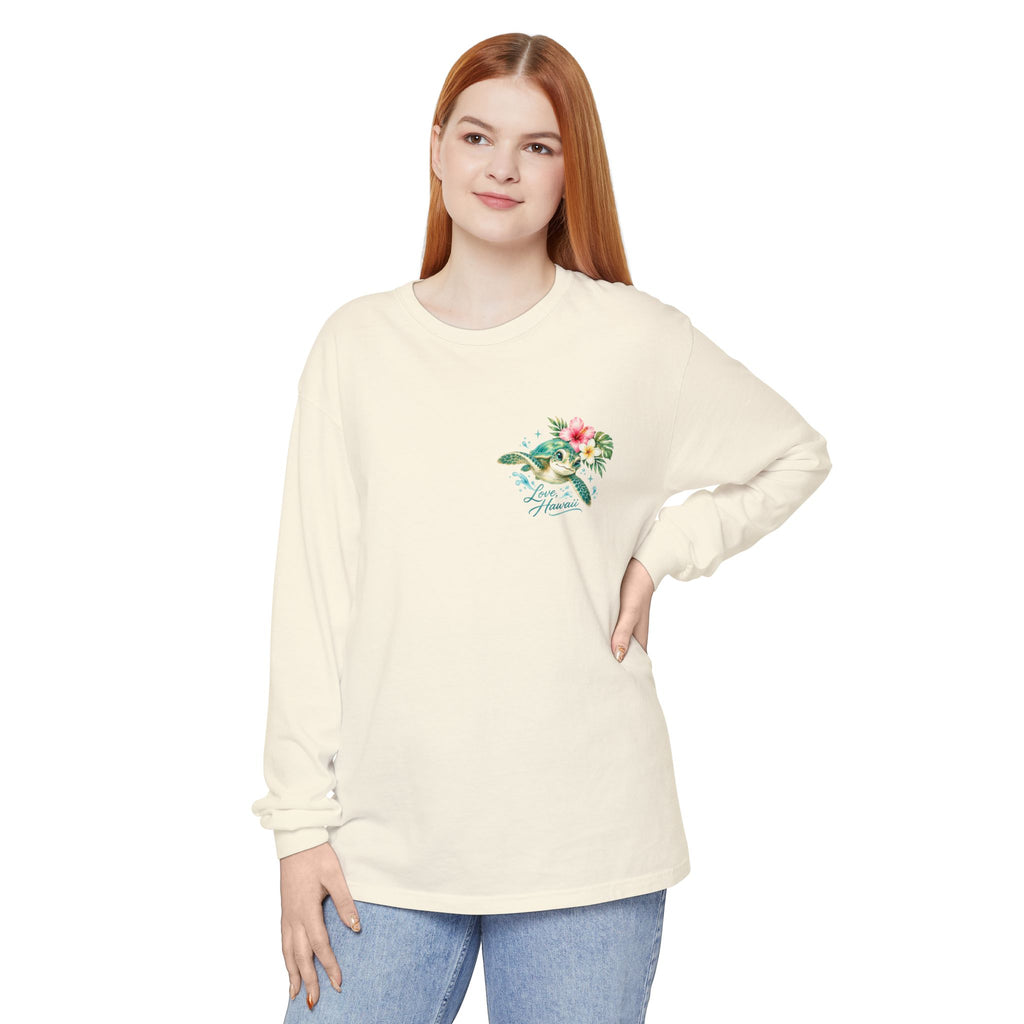 Aloha Little Dreamer| Sea Turtle Long Sleeve T-Shirt | Love Hawaii
