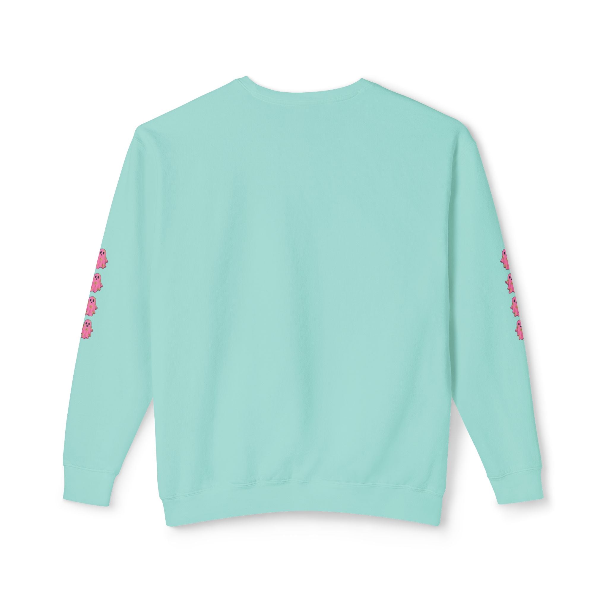 Floral Ghost Crewneck Sweatshirt | Ghost with Pink Flowers-Love, Hawaii Halloween