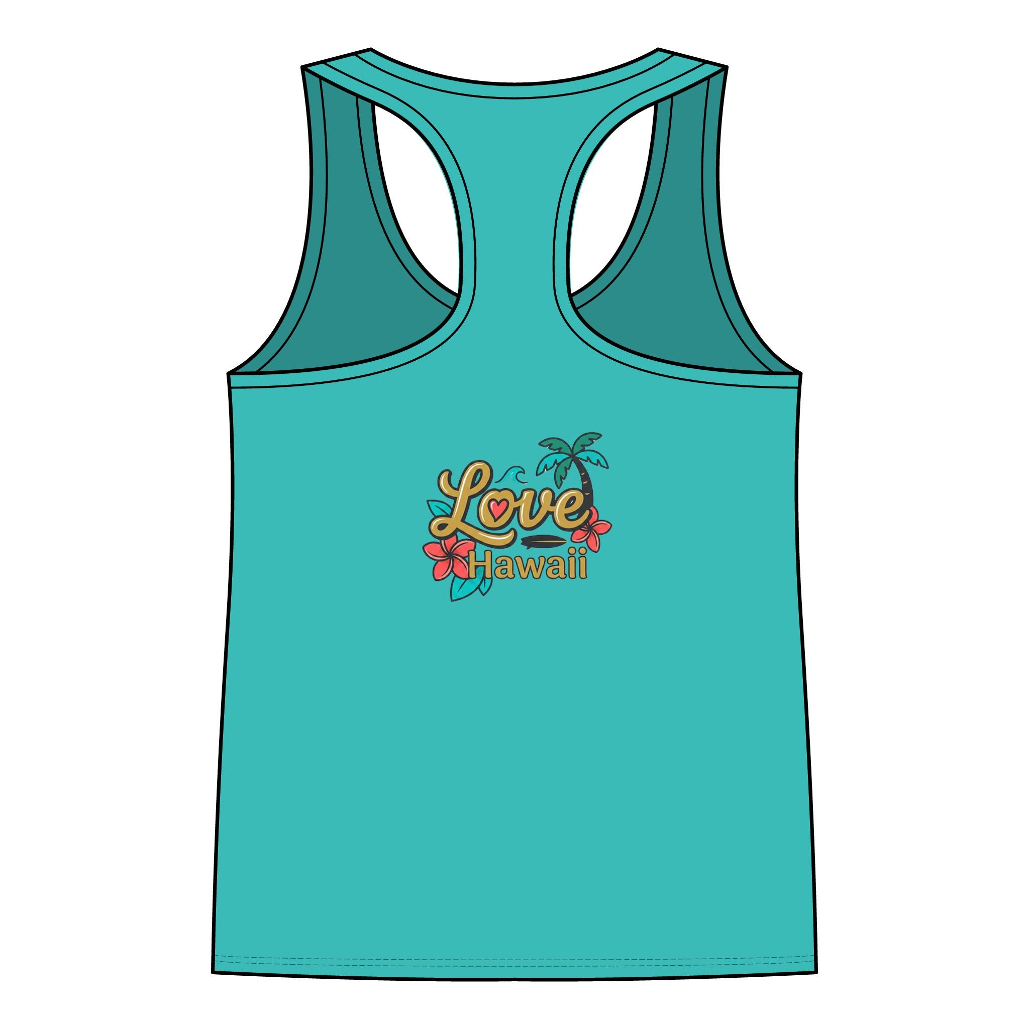 Believe in Yourself Rainbow Script Tank