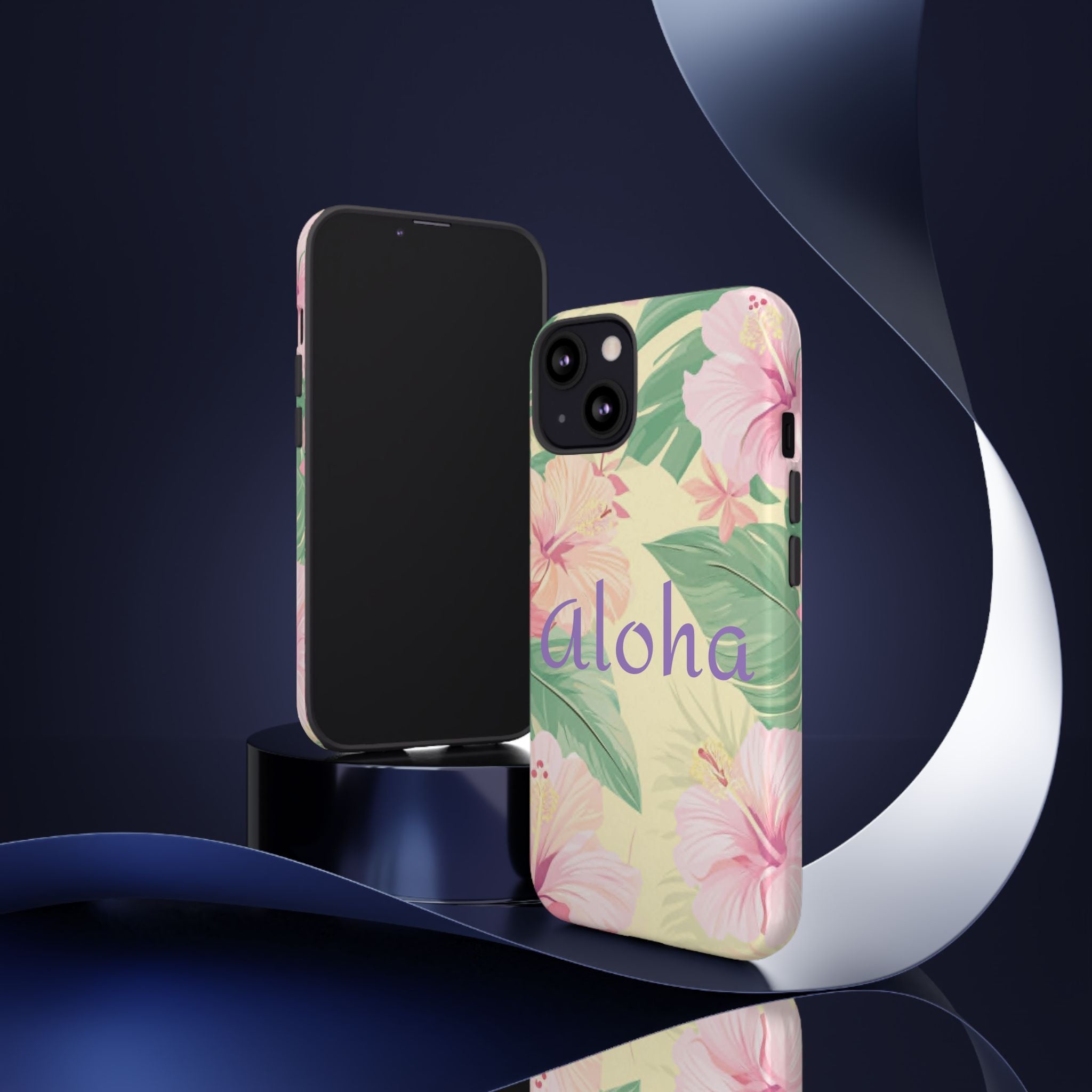 Aloha Floral Tough Phone Case — Tropical Hibiscus Protective Cover