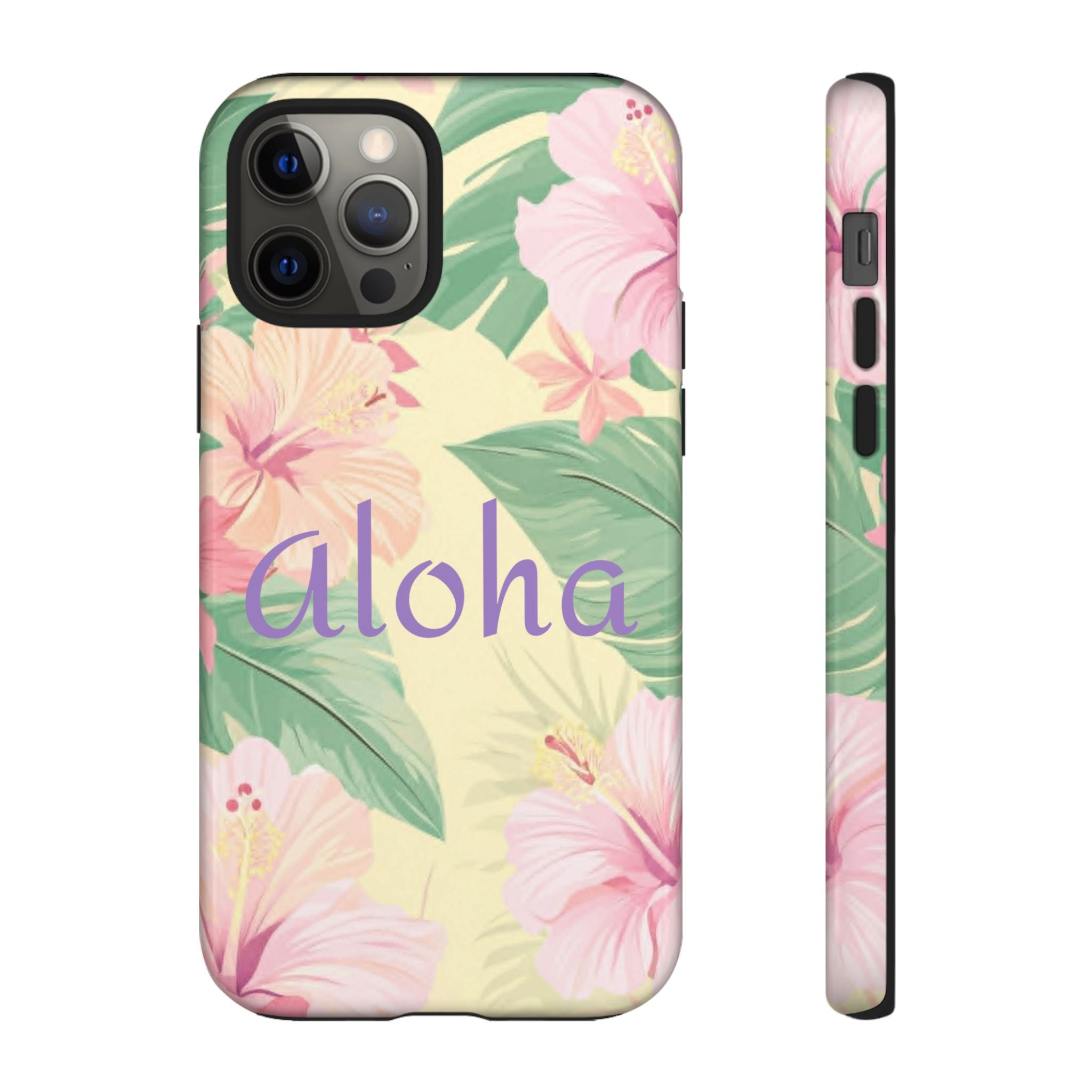 Aloha Floral Tough Phone Case — Tropical Hibiscus Protective Cover