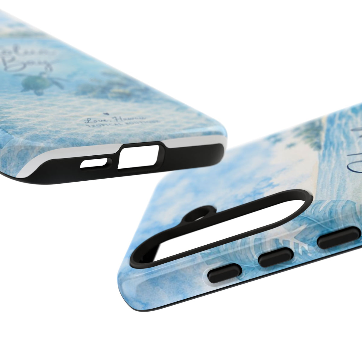Honolua Bay Hawaii Tough Case | Sea Turtle Ocean Art | Tropical Watercolor Phone Cover