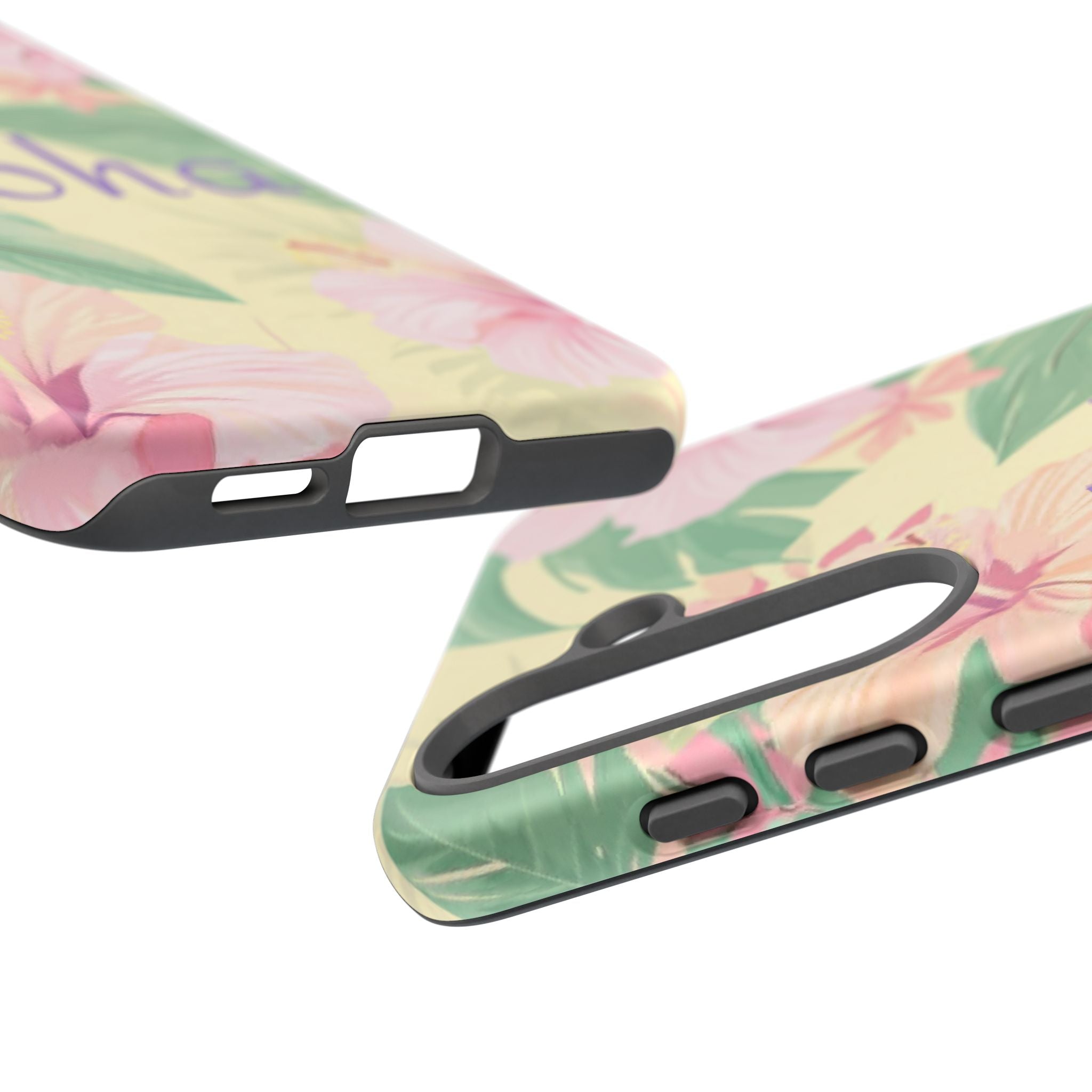 Aloha Floral Tough Phone Case — Tropical Hibiscus Protective Cover
