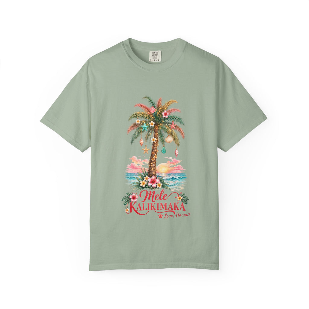 Mele Kalikimaka Hawaiian Christmas Shirt | Love, Hawaii
