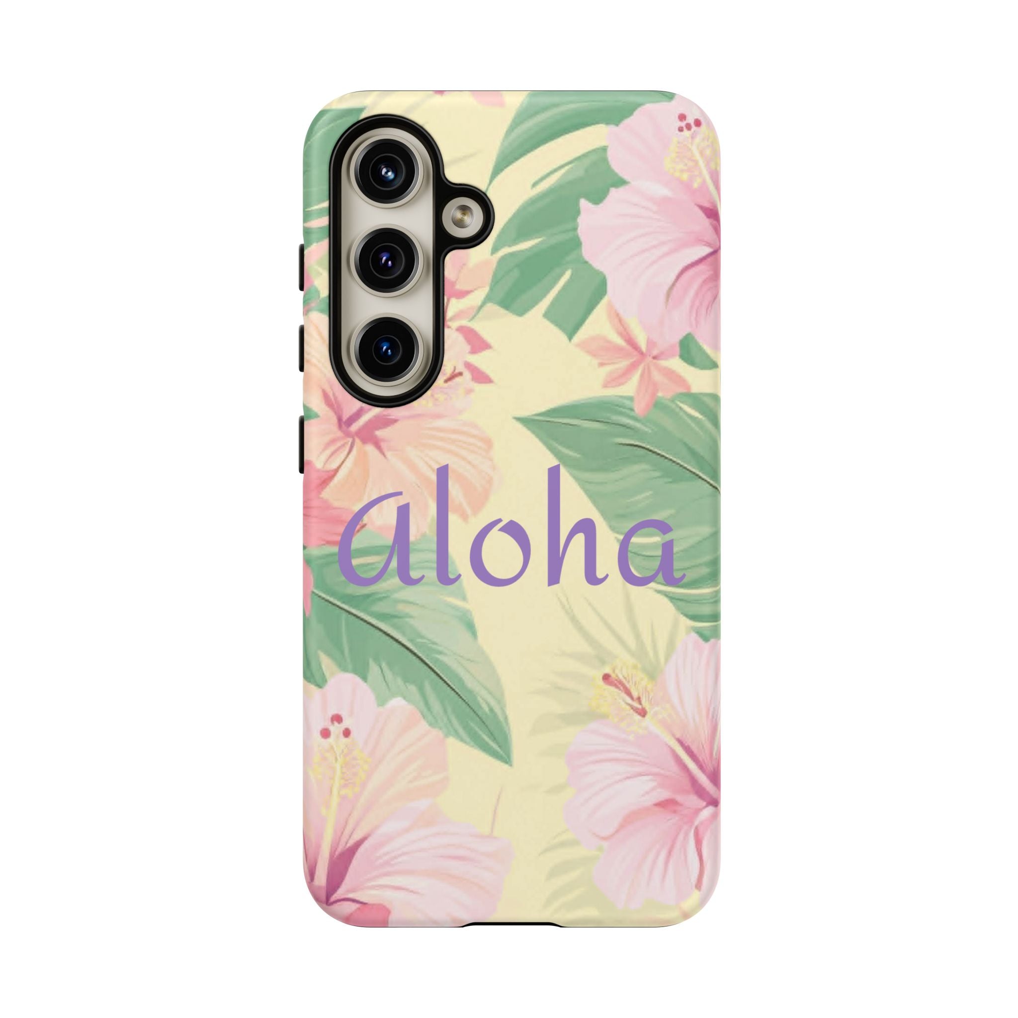 Aloha Floral Tough Phone Case — Tropical Hibiscus Protective Cover