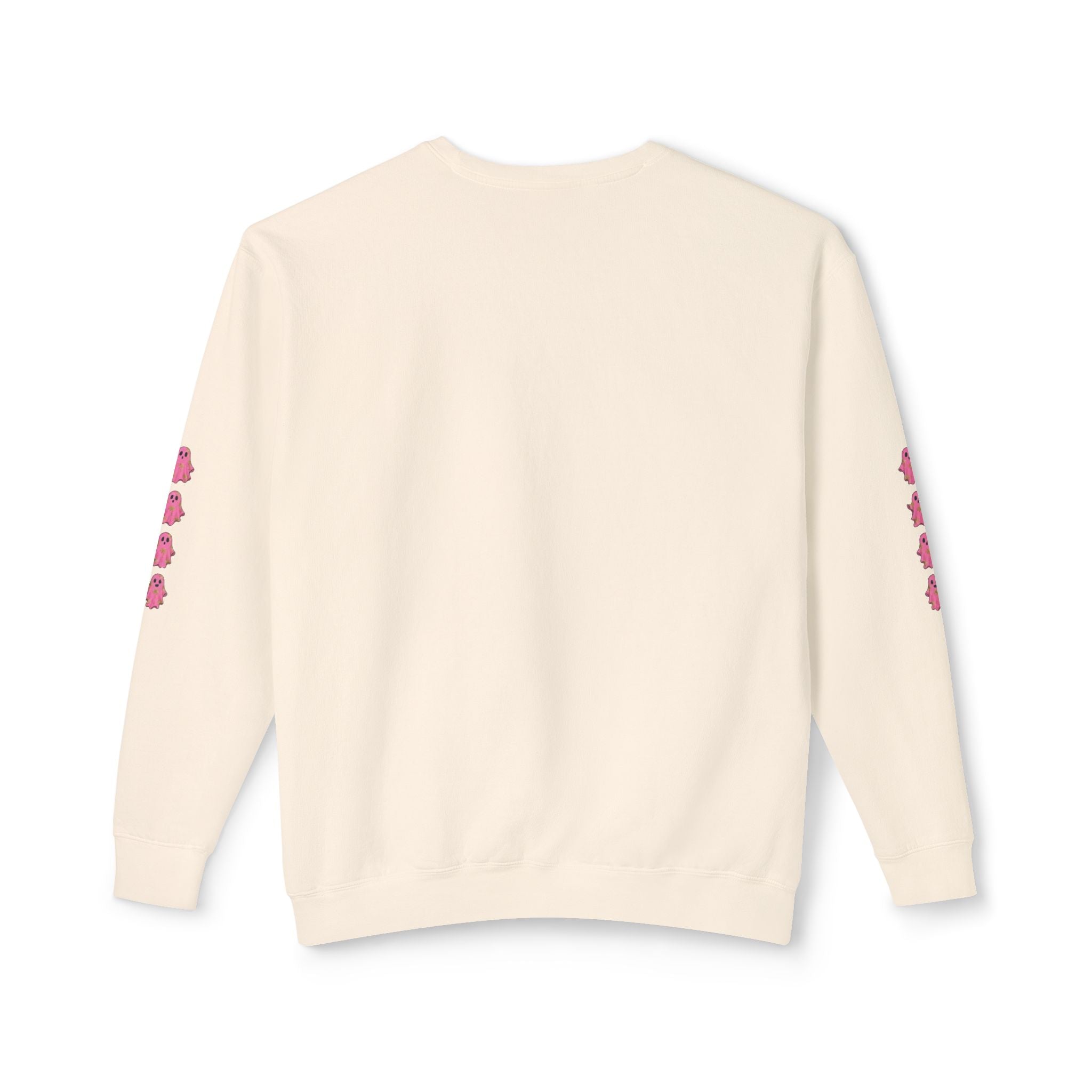 Floral Ghost Crewneck Sweatshirt | Ghost with Pink Flowers-Love, Hawaii Halloween