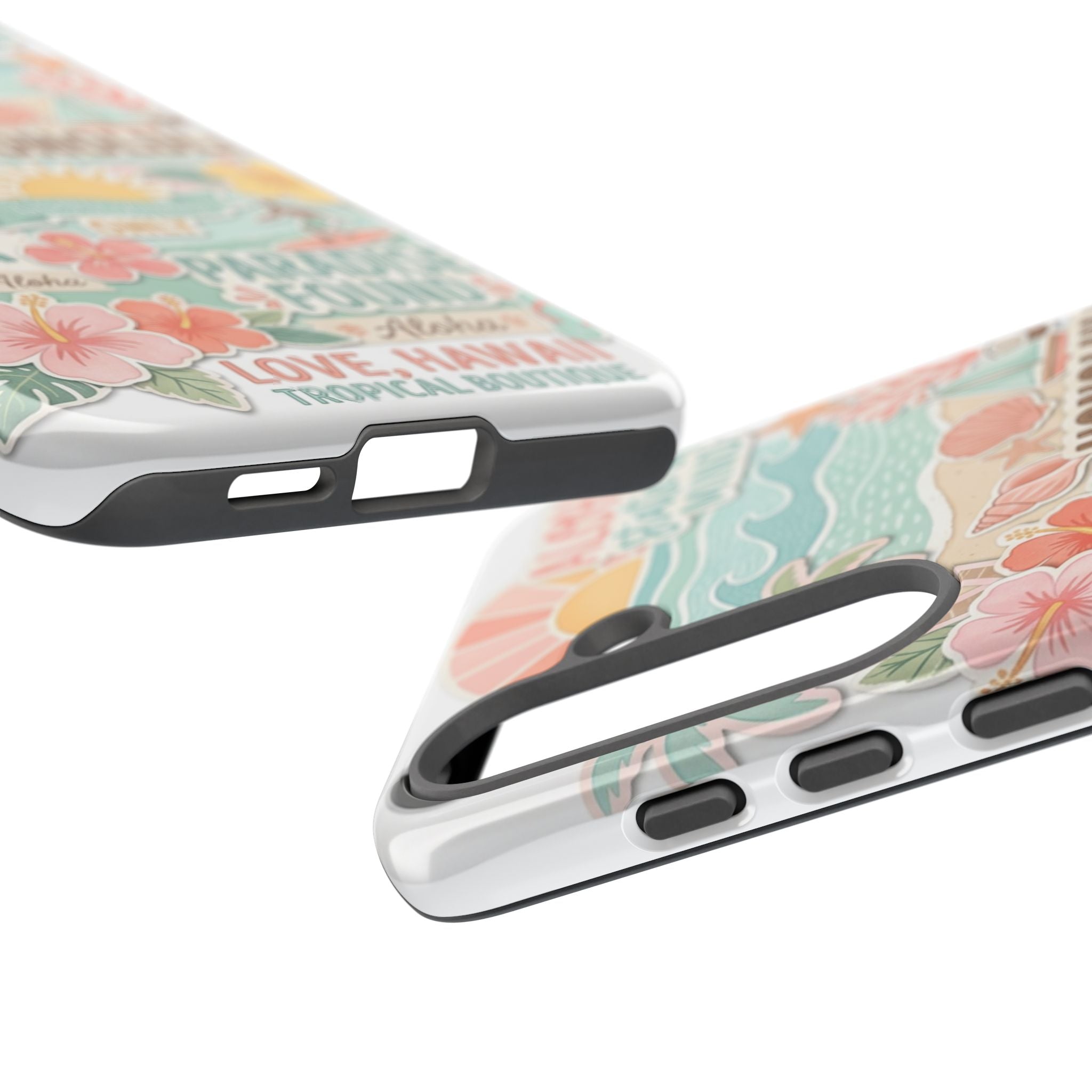 Hawaii Beach Collage Phone Case | Tropical Honolulu Floral Paradise