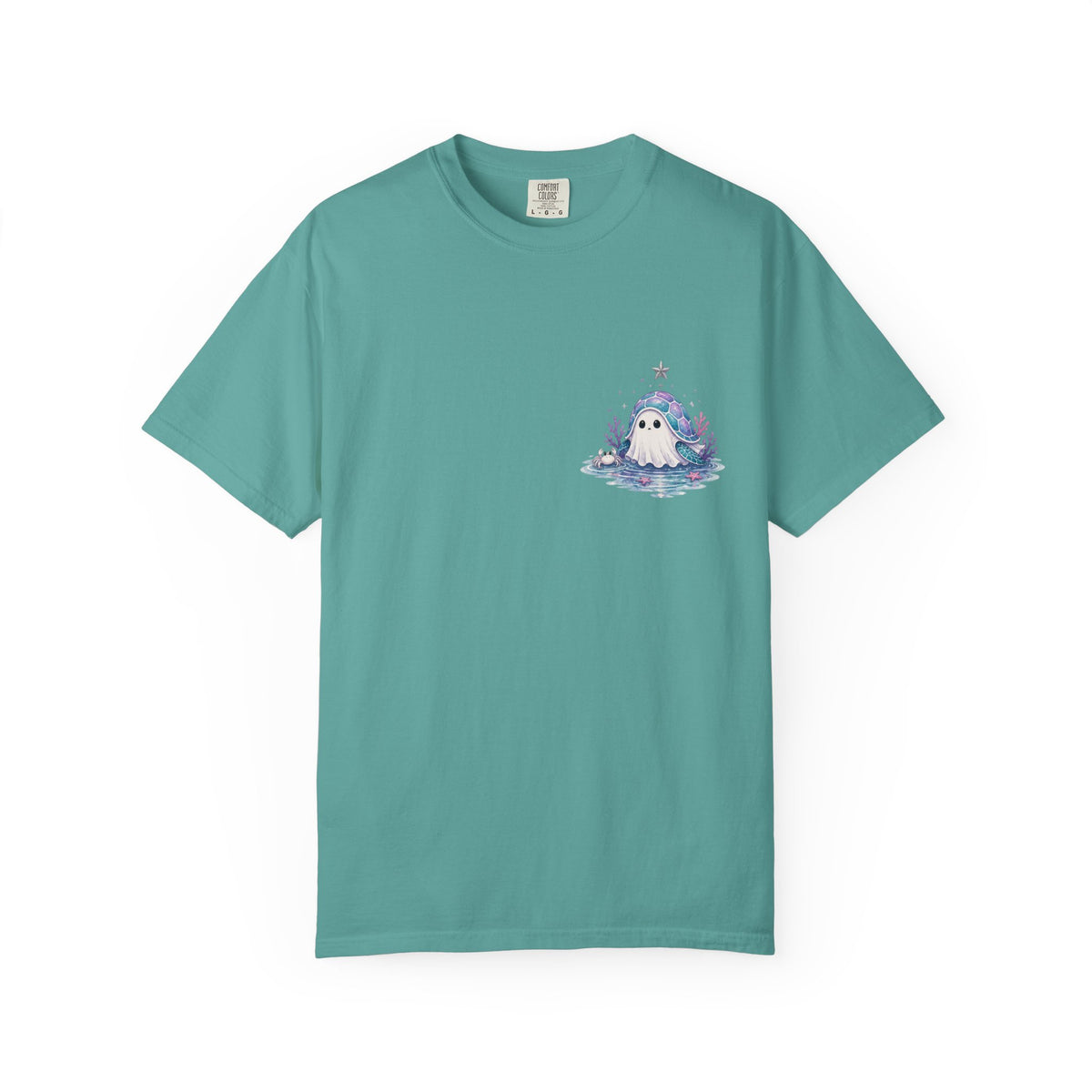 Honu Hauntings Halloween Shirt -Cute Ghost Turtle- Love Hawaii Spooky Season Tee -Tropical Halloween Graphic Tee