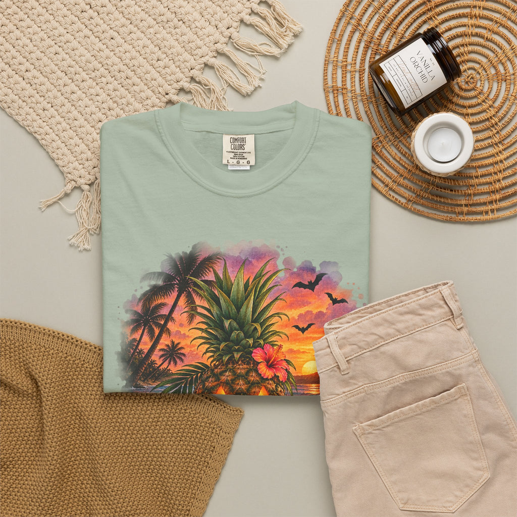 Aloha Halloween Tropical Pineapple T-Shirt