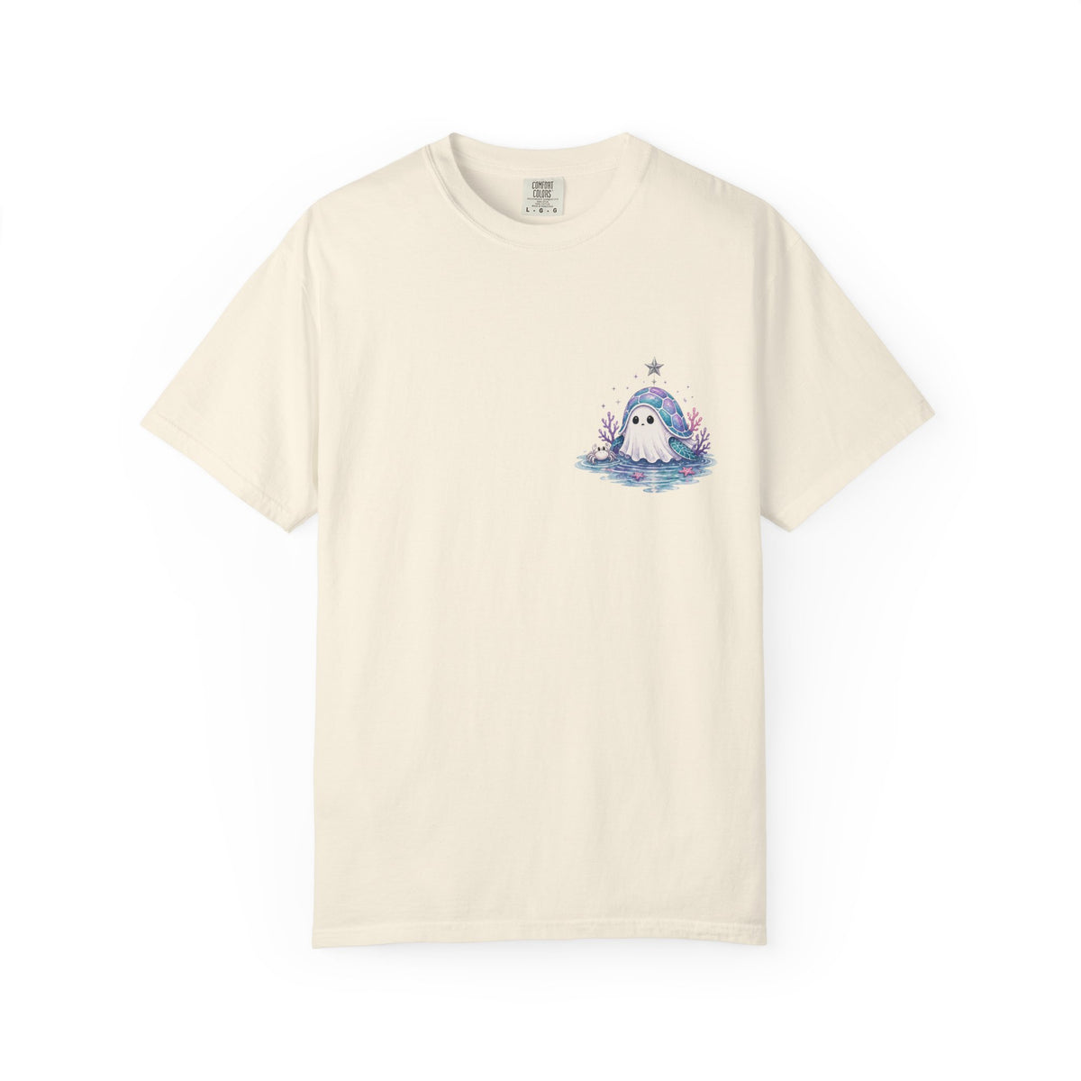 Honu Hauntings Halloween Shirt -Cute Ghost Turtle- Love Hawaii Spooky Season Tee -Tropical Halloween Graphic Tee