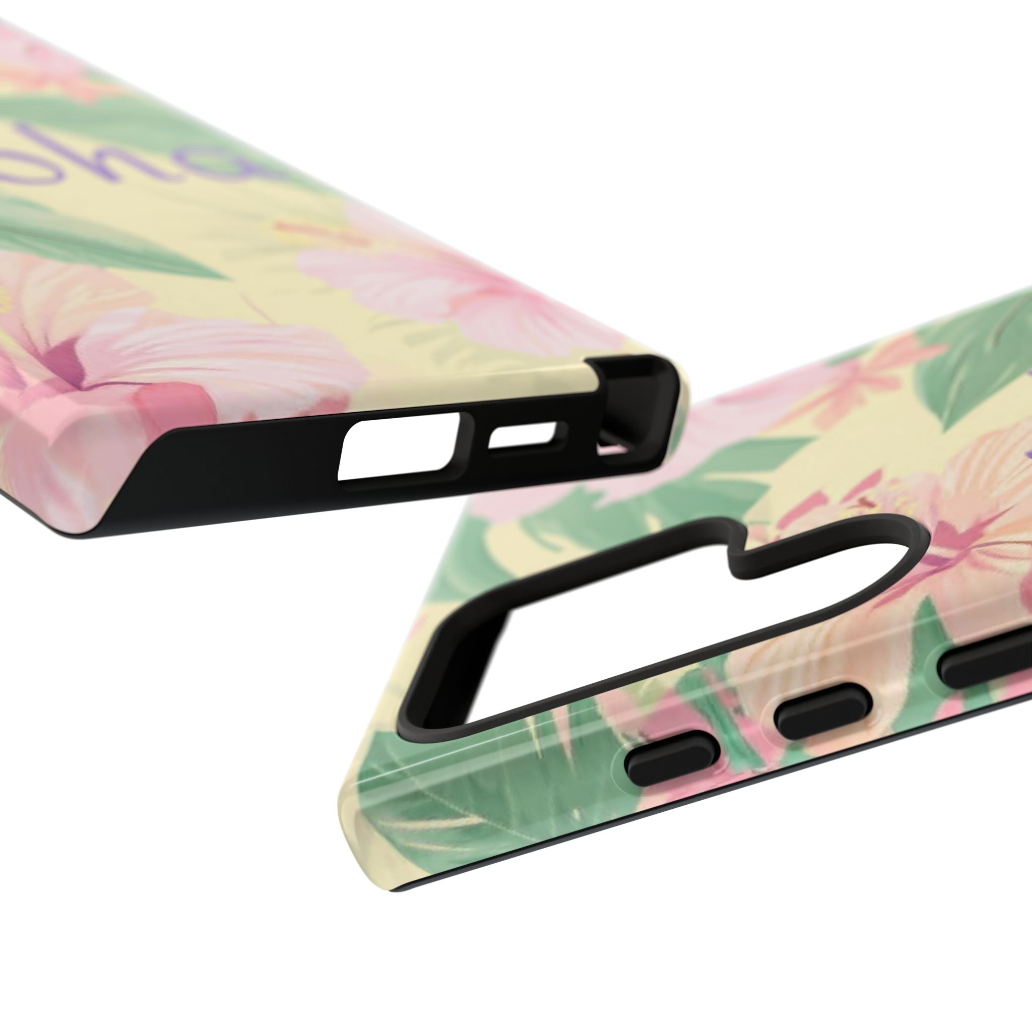 Aloha Floral Tough Phone Case — Tropical Hibiscus Protective Cover