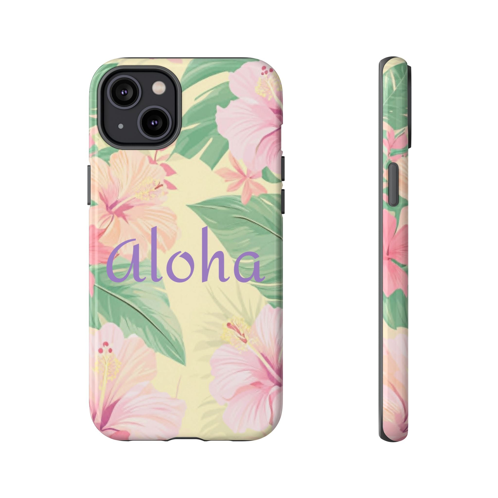 Aloha Floral Tough Phone Case — Tropical Hibiscus Protective Cover