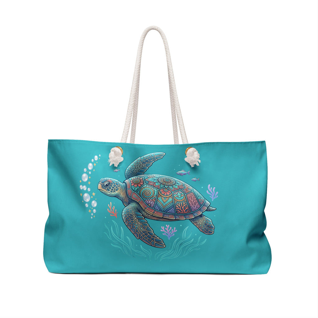 Honu Sea Turtle Weekender Bag – Love, Hawaii Tropical Boutique – Beach Travel Tote