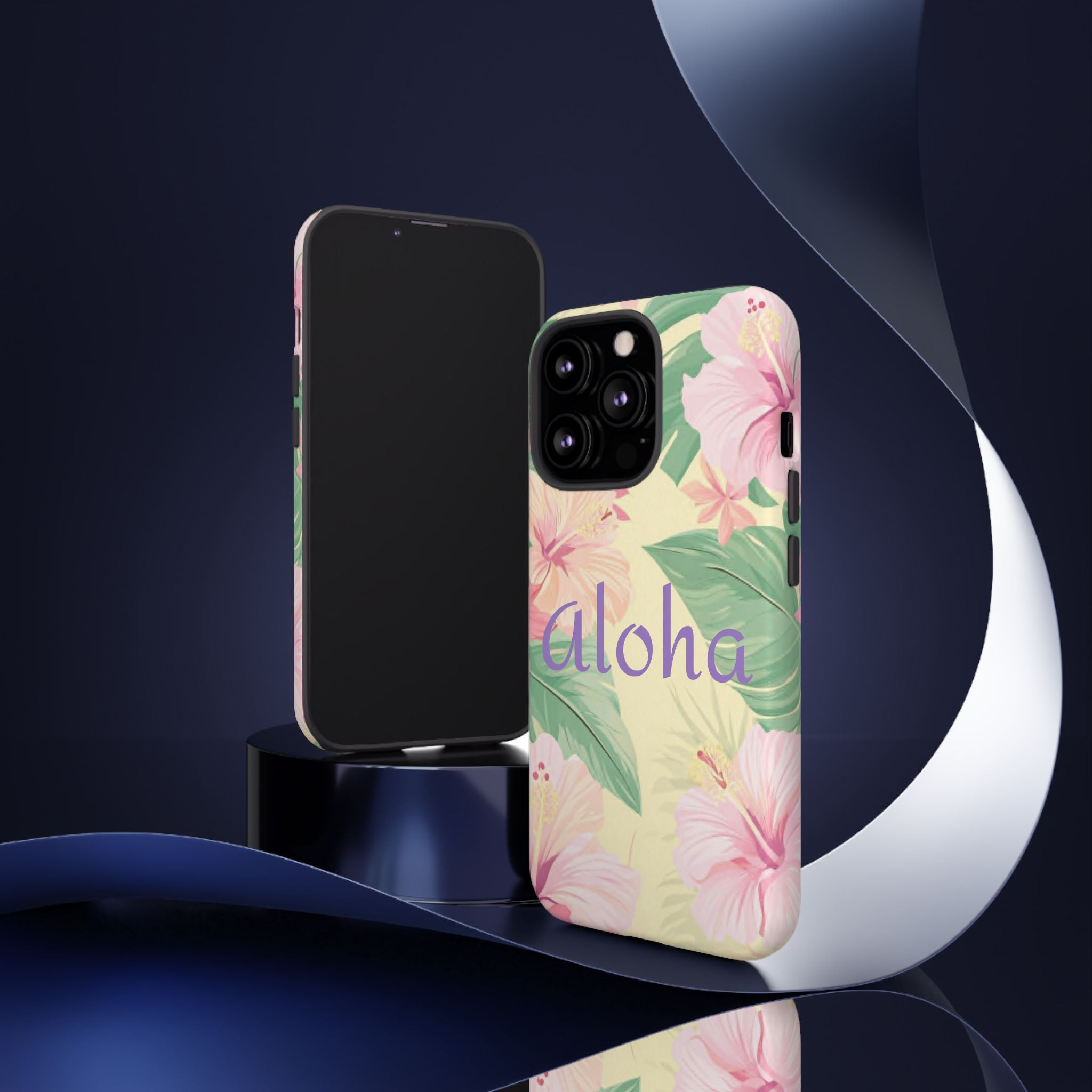 Aloha Floral Tough Phone Case — Tropical Hibiscus Protective Cover