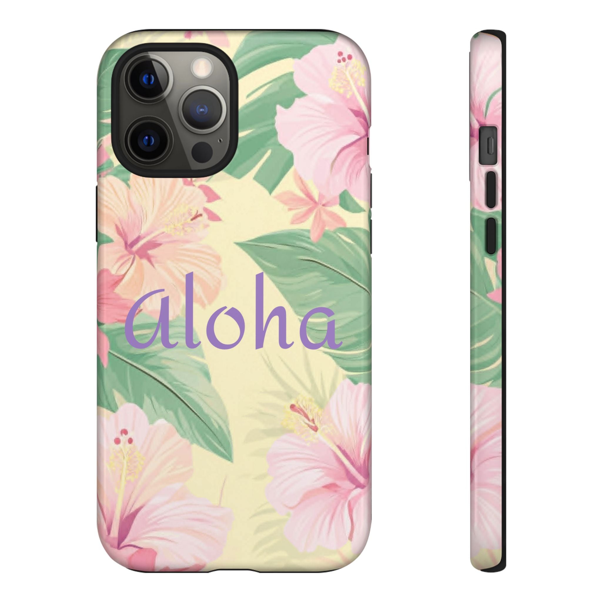 Aloha Floral Tough Phone Case — Tropical Hibiscus Protective Cover