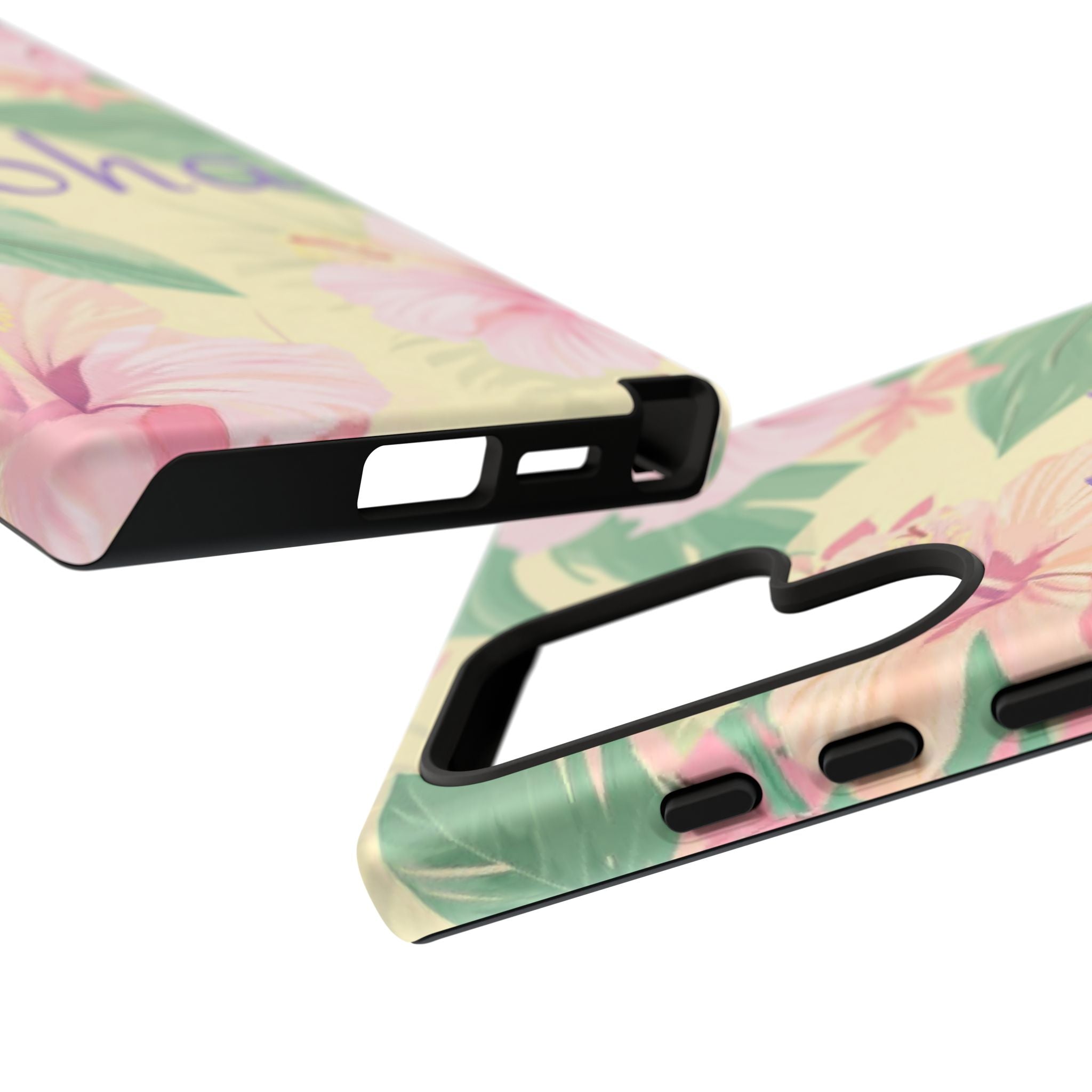 Aloha Floral Tough Phone Case — Tropical Hibiscus Protective Cover