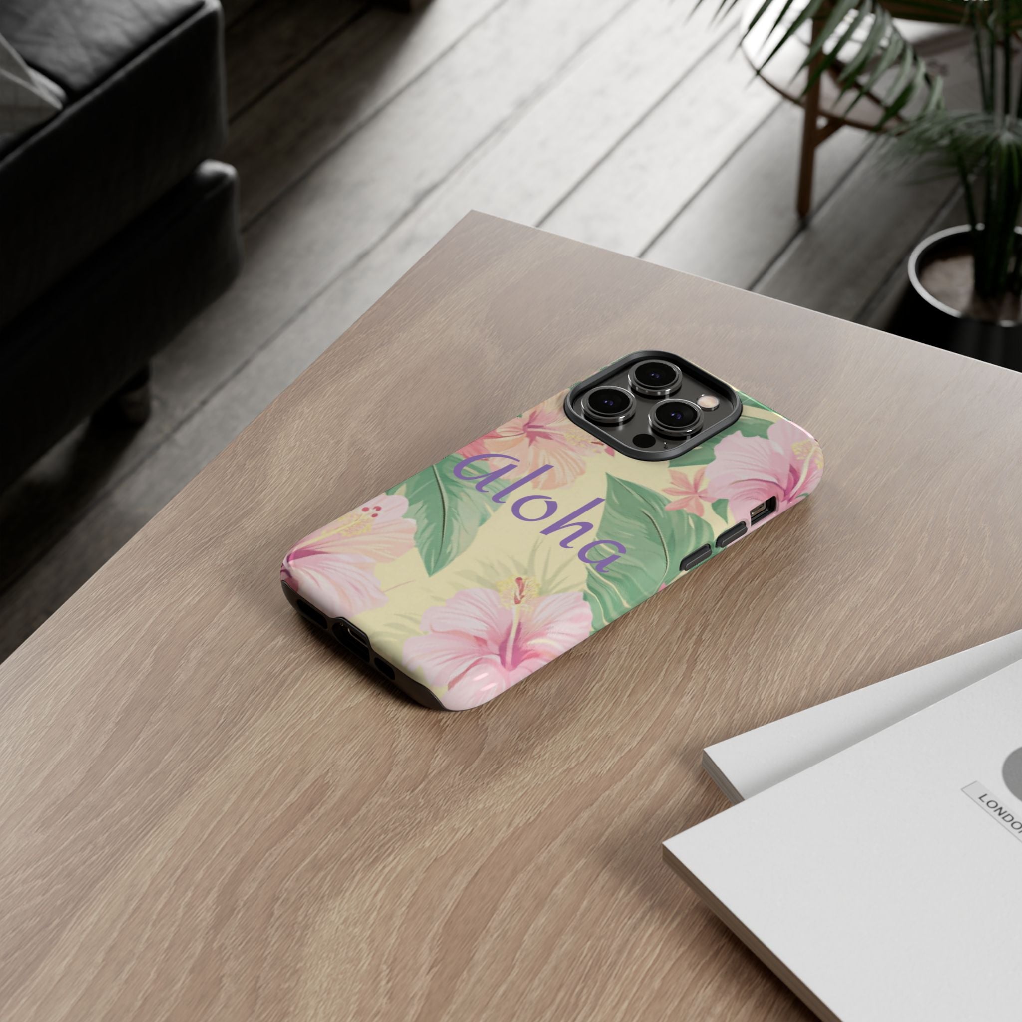 Aloha Floral Tough Phone Case — Tropical Hibiscus Protective Cover