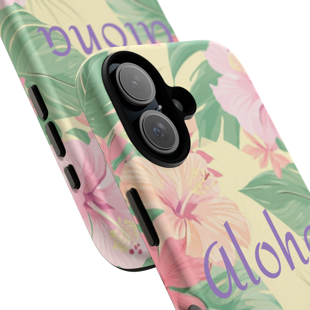 Aloha Floral Tough Phone Case — Tropical Hibiscus Protective Cover