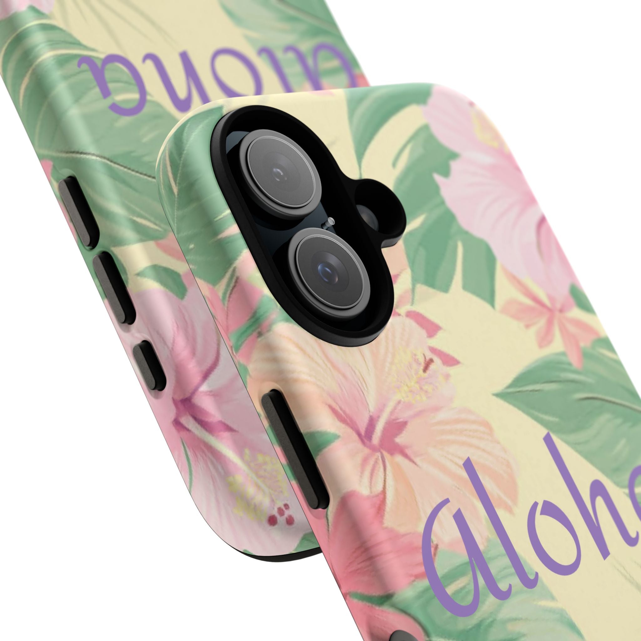 Aloha Floral Tough Phone Case — Tropical Hibiscus Protective Cover