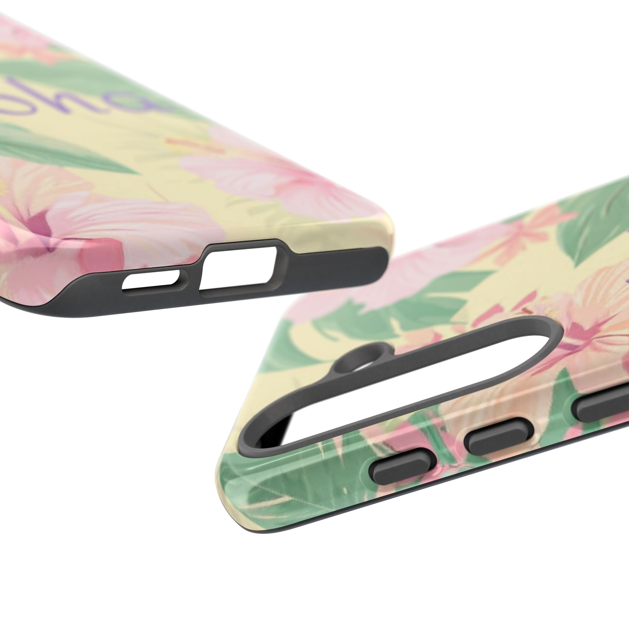 Aloha Floral Tough Phone Case — Tropical Hibiscus Protective Cover