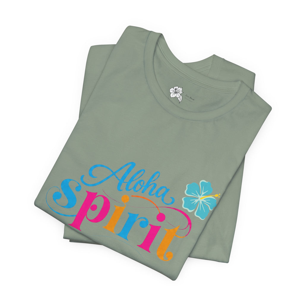 Aloha Spirit T-Shirt — Tropical Hawaiian Vacation Tee- Aloha Collection