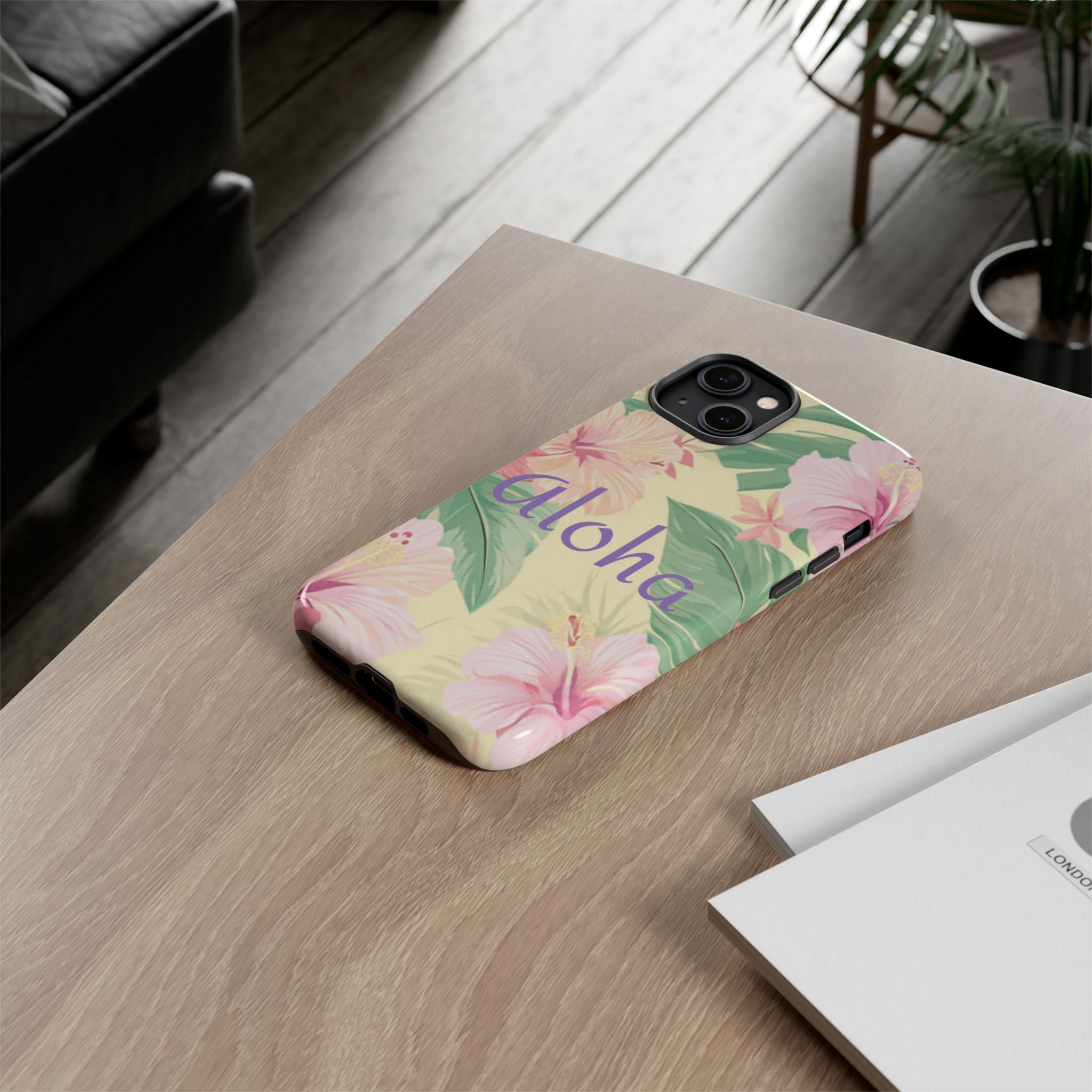 Aloha Floral Tough Phone Case — Tropical Hibiscus Protective Cover