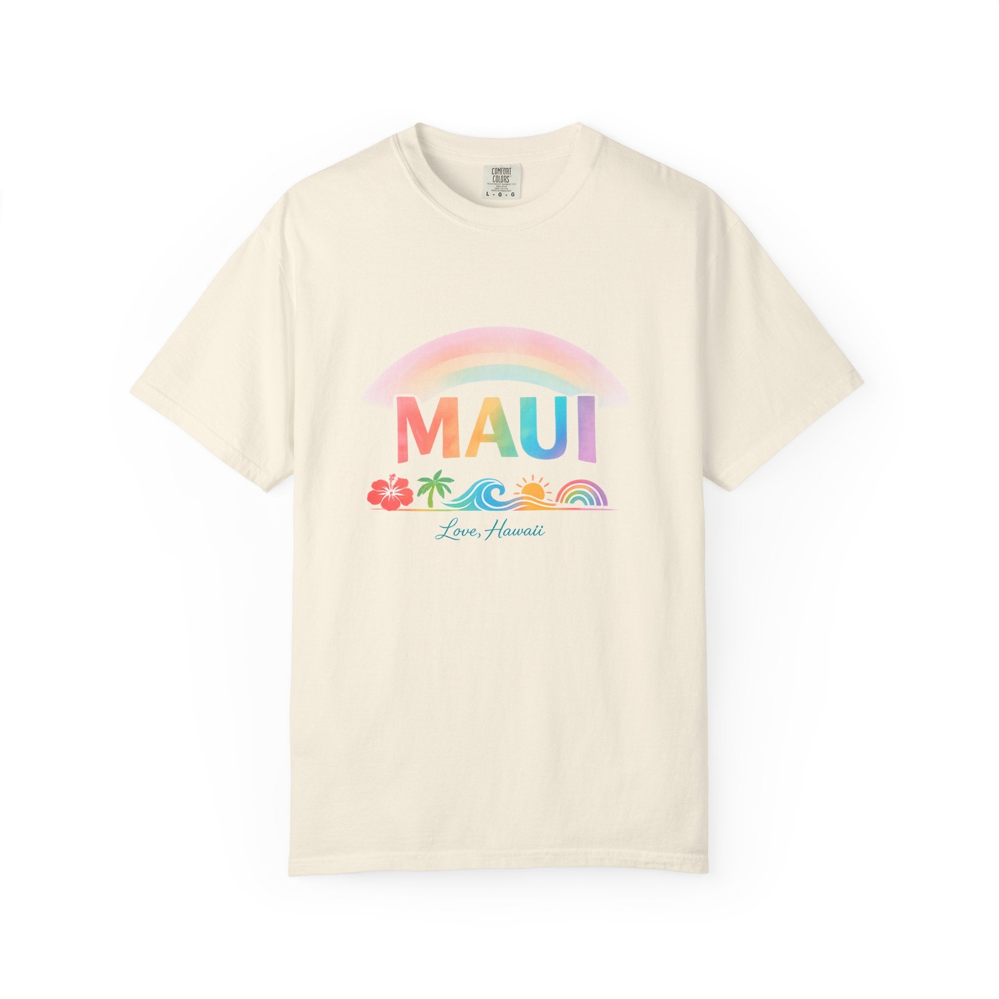 Maui Tropical Rainbow Tee – Love, Hawaii Collection