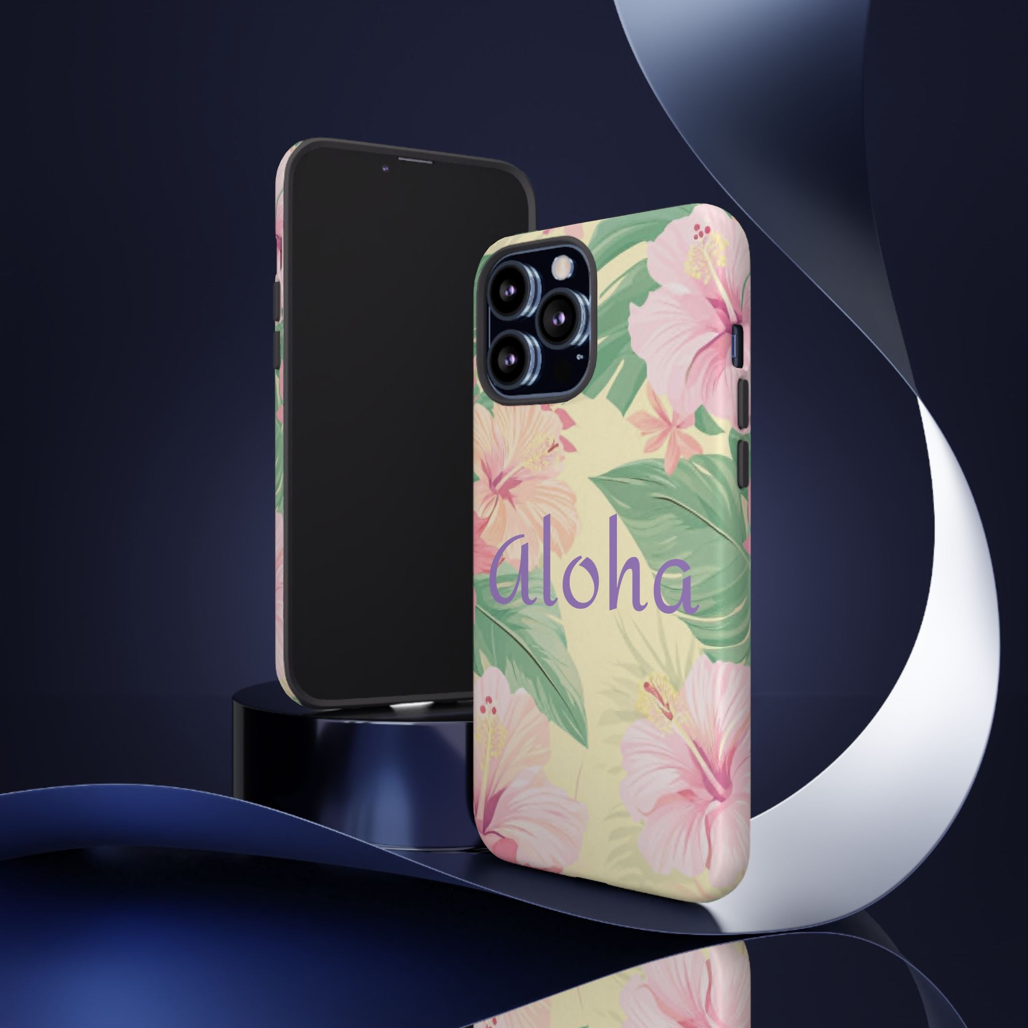 Aloha Floral Tough Phone Case — Tropical Hibiscus Protective Cover