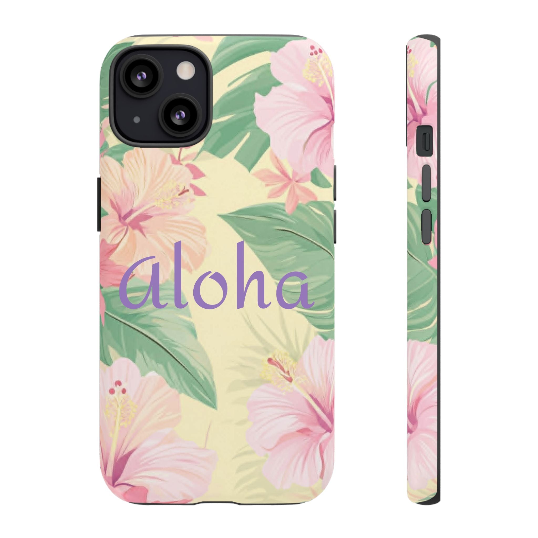 Aloha Floral Tough Phone Case — Tropical Hibiscus Protective Cover