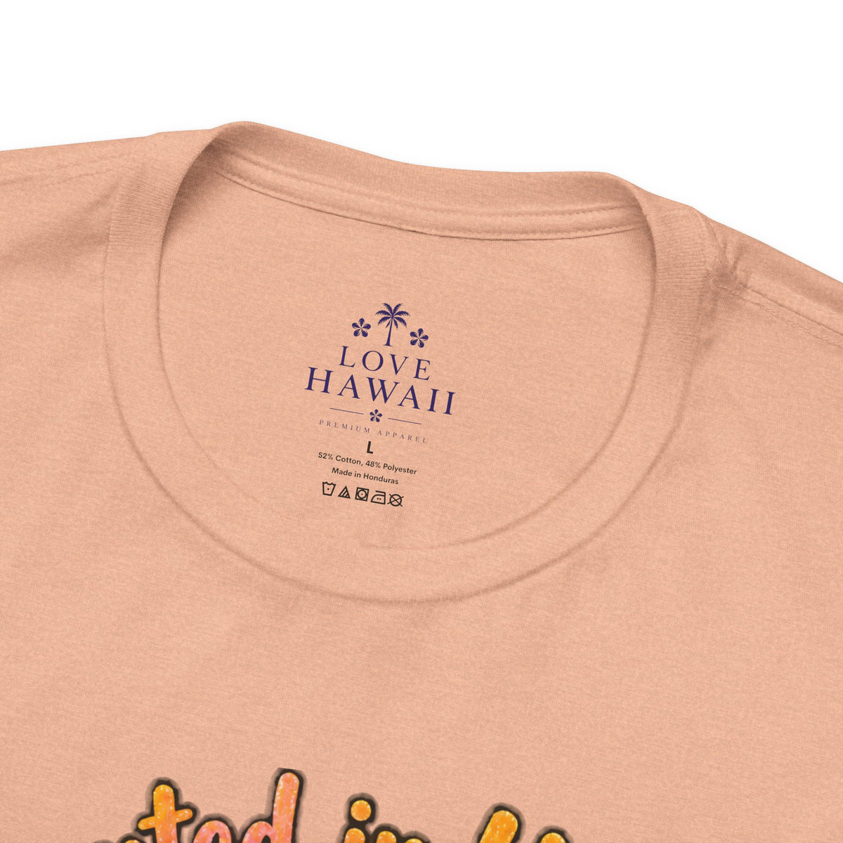 Haunted in Hawaii ghost palm tree tee | Halloween tropical pumpkin design