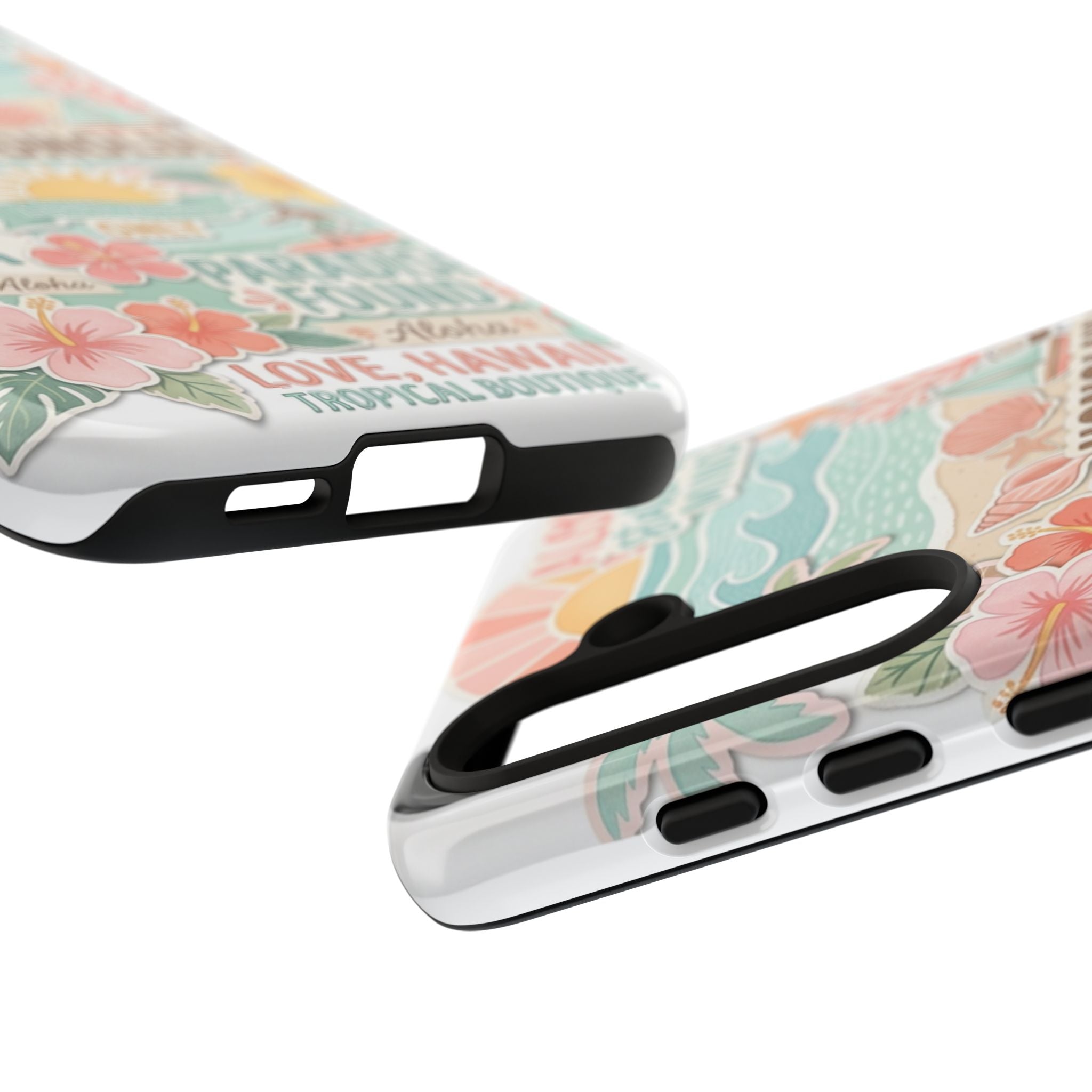 Hawaii Beach Collage Phone Case | Tropical Honolulu Floral Paradise