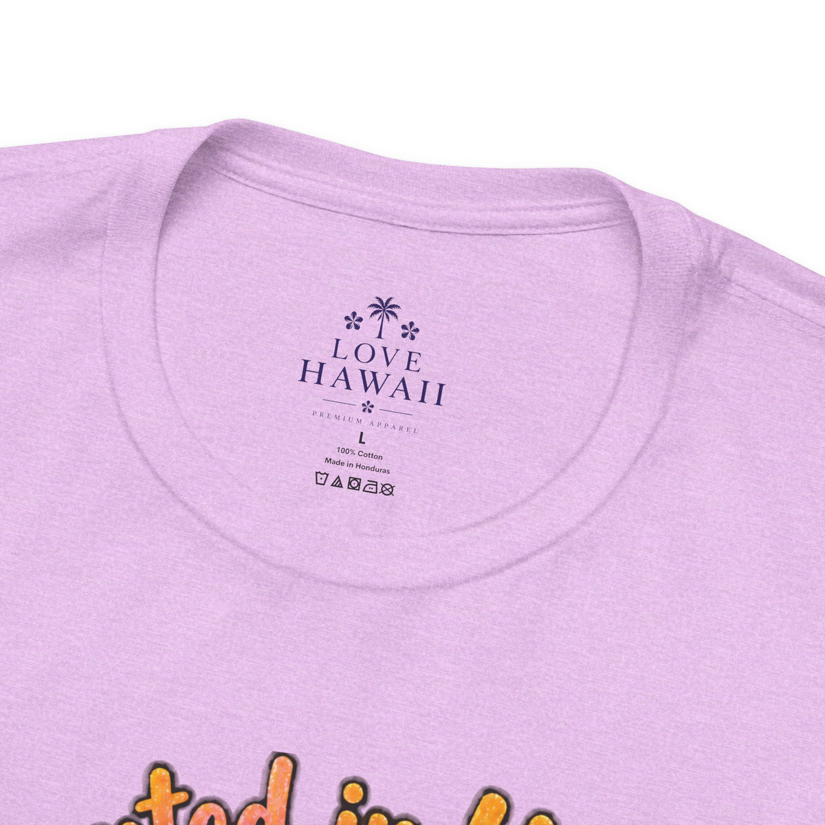 Haunted in Hawaii ghost palm tree tee | Halloween tropical pumpkin design