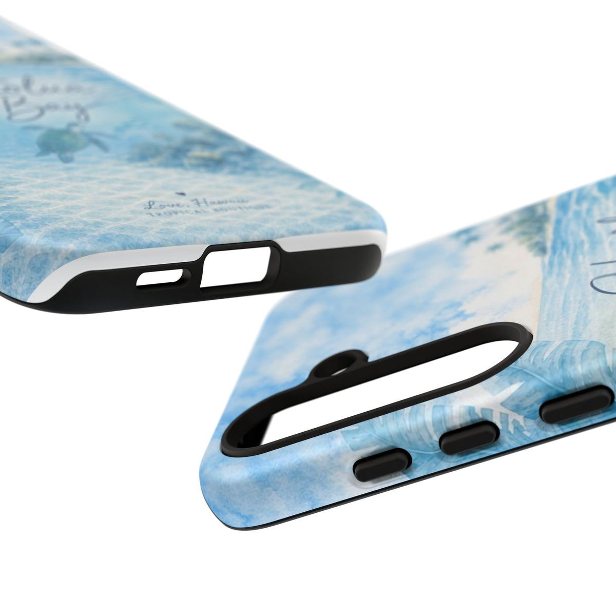 Honolua Bay Hawaii Tough Case | Sea Turtle Ocean Art | Tropical Watercolor Phone Cover